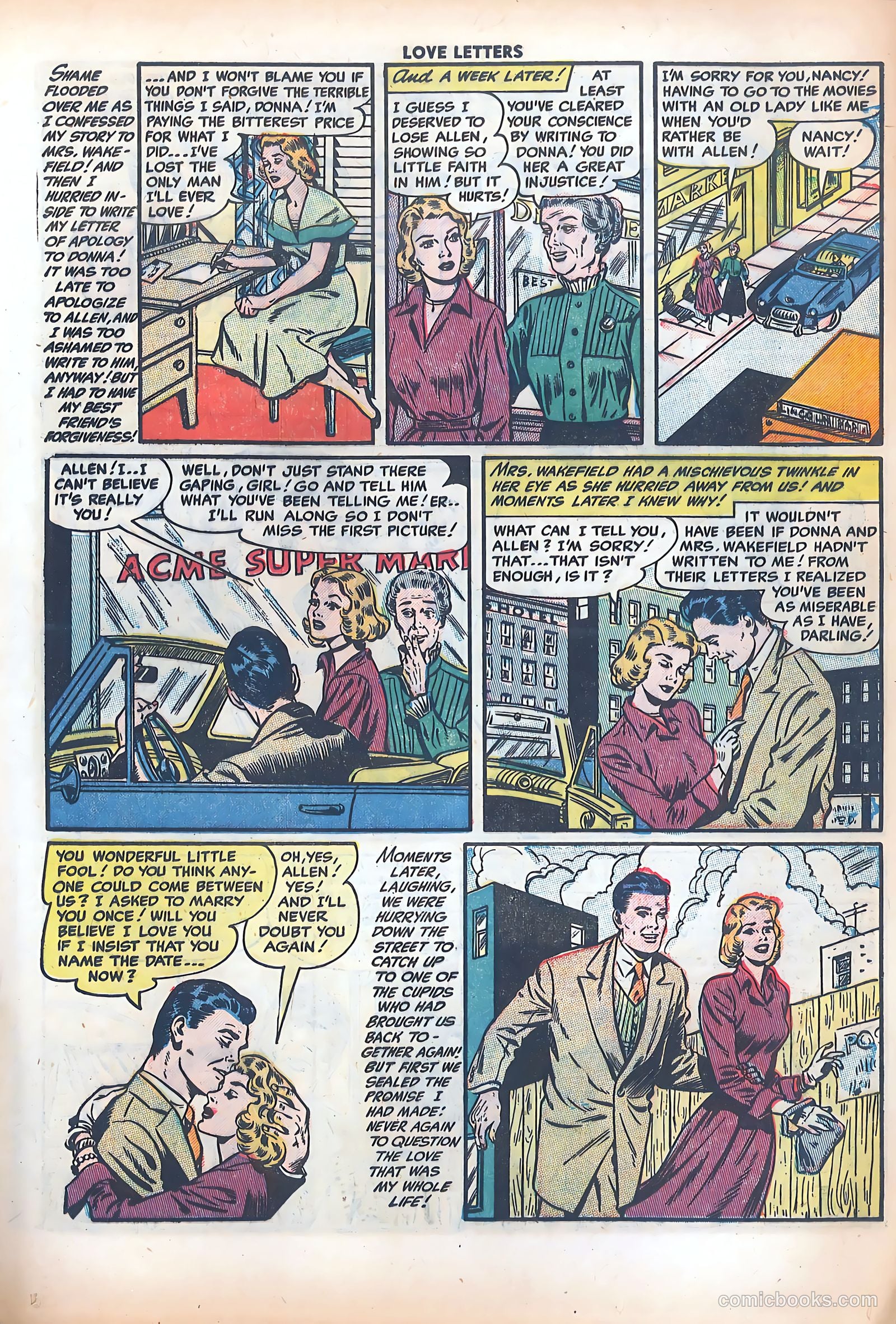 Love Letters #36 (1954) — page 17 of 36