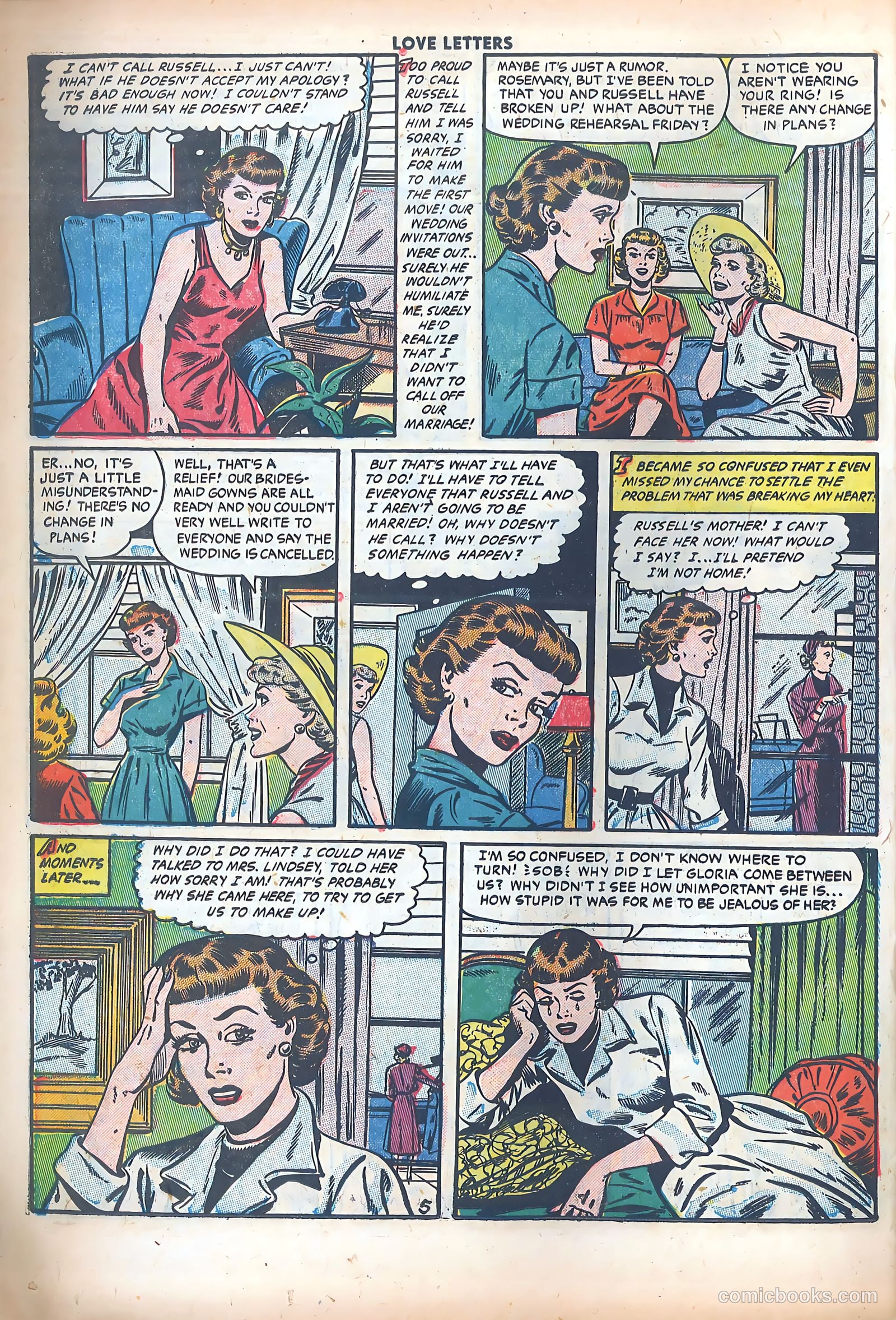 Love Letters #36 (1954) — page 22 of 36