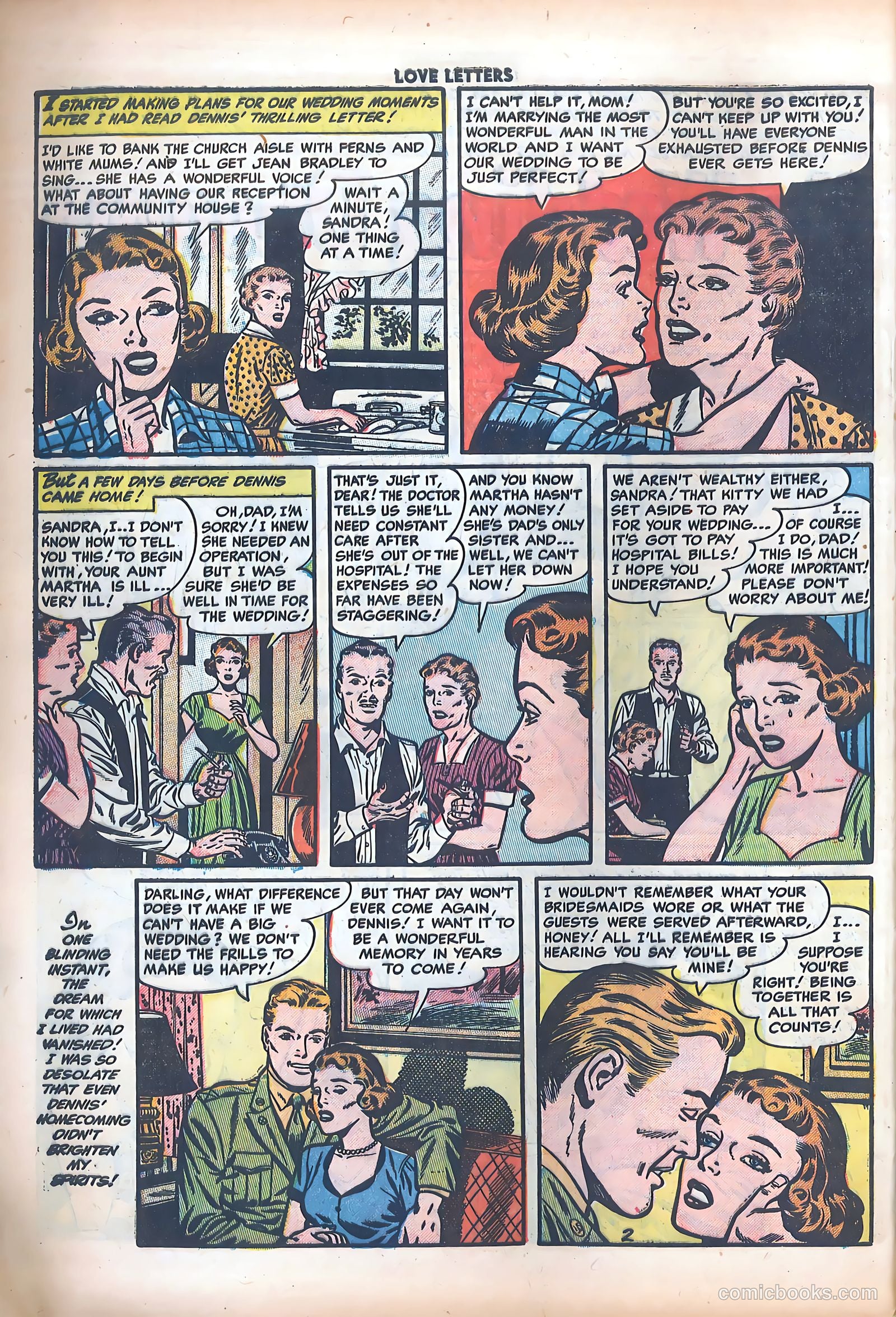 Love Letters #36 (1954) — page 28 of 36