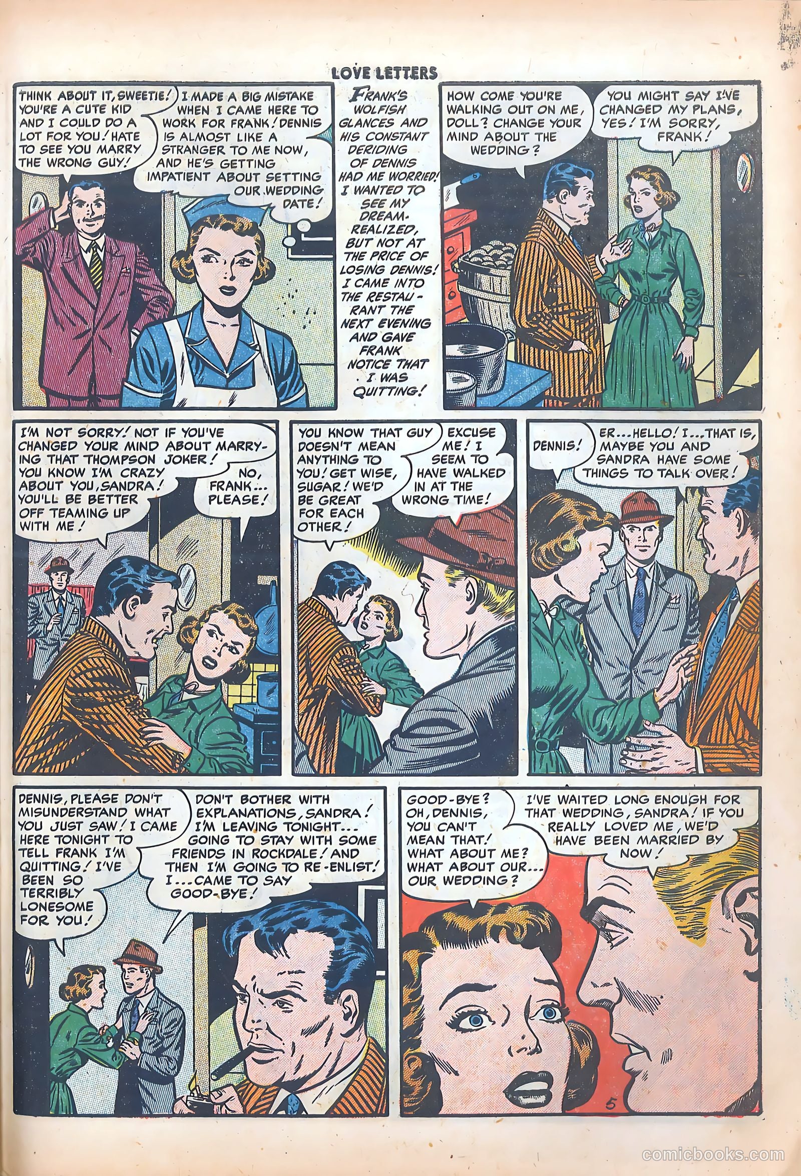 Love Letters #36 (1954) — page 31 of 36
