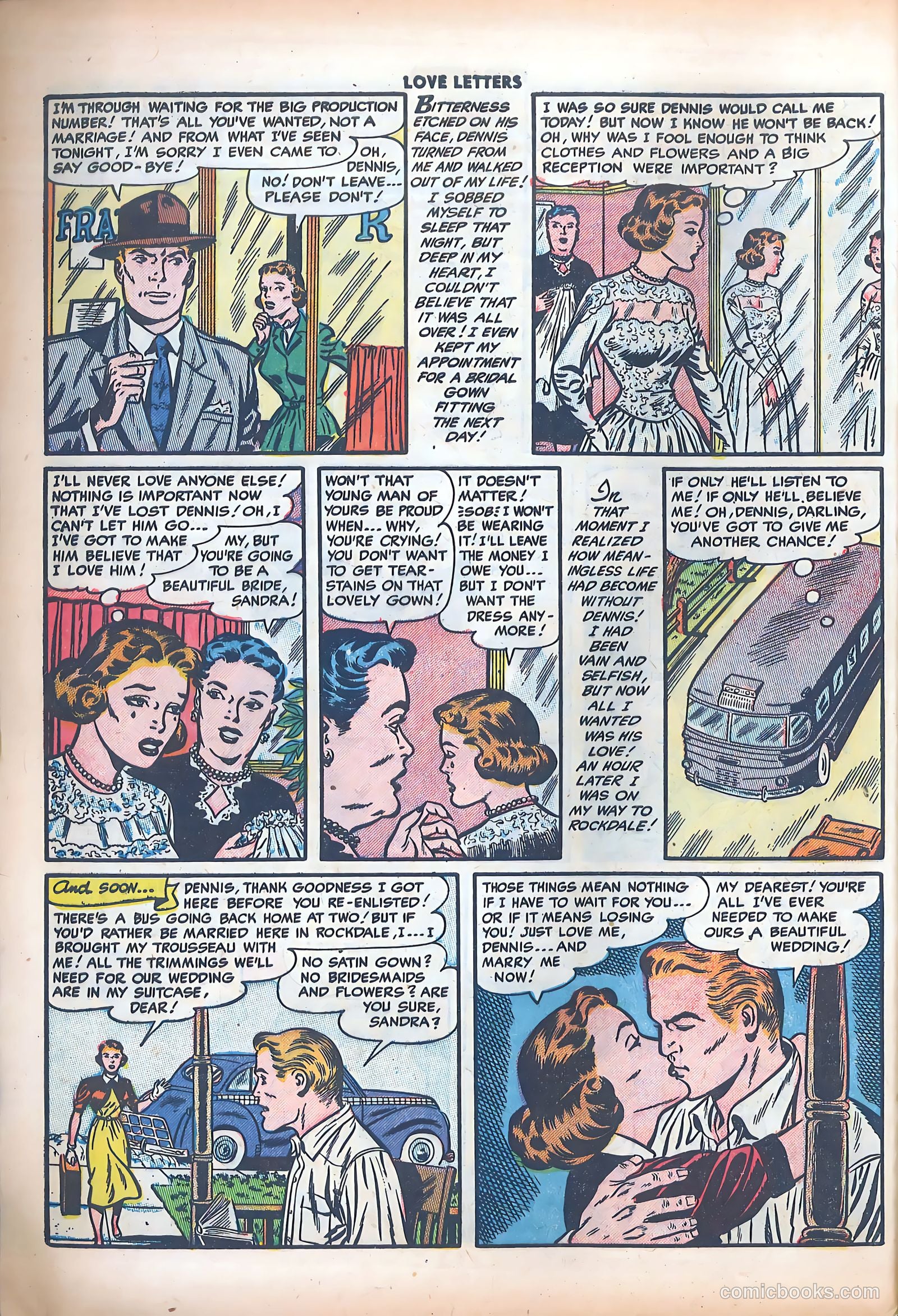 Love Letters #36 (1954) — page 32 of 36