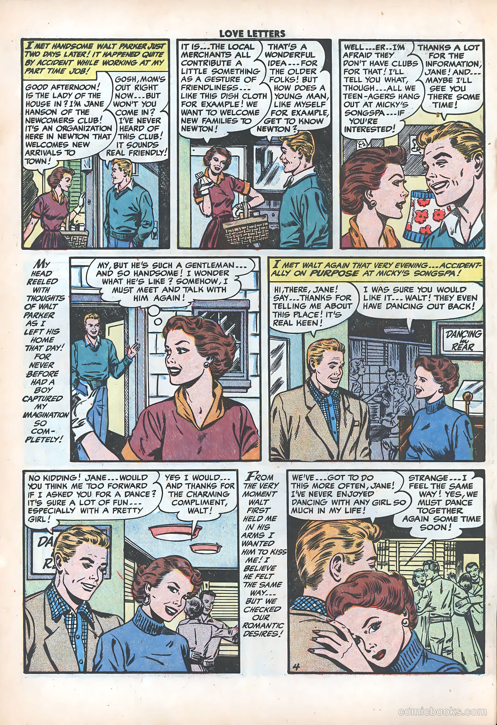 Love Letters #37 (1954) — page 6 of 36