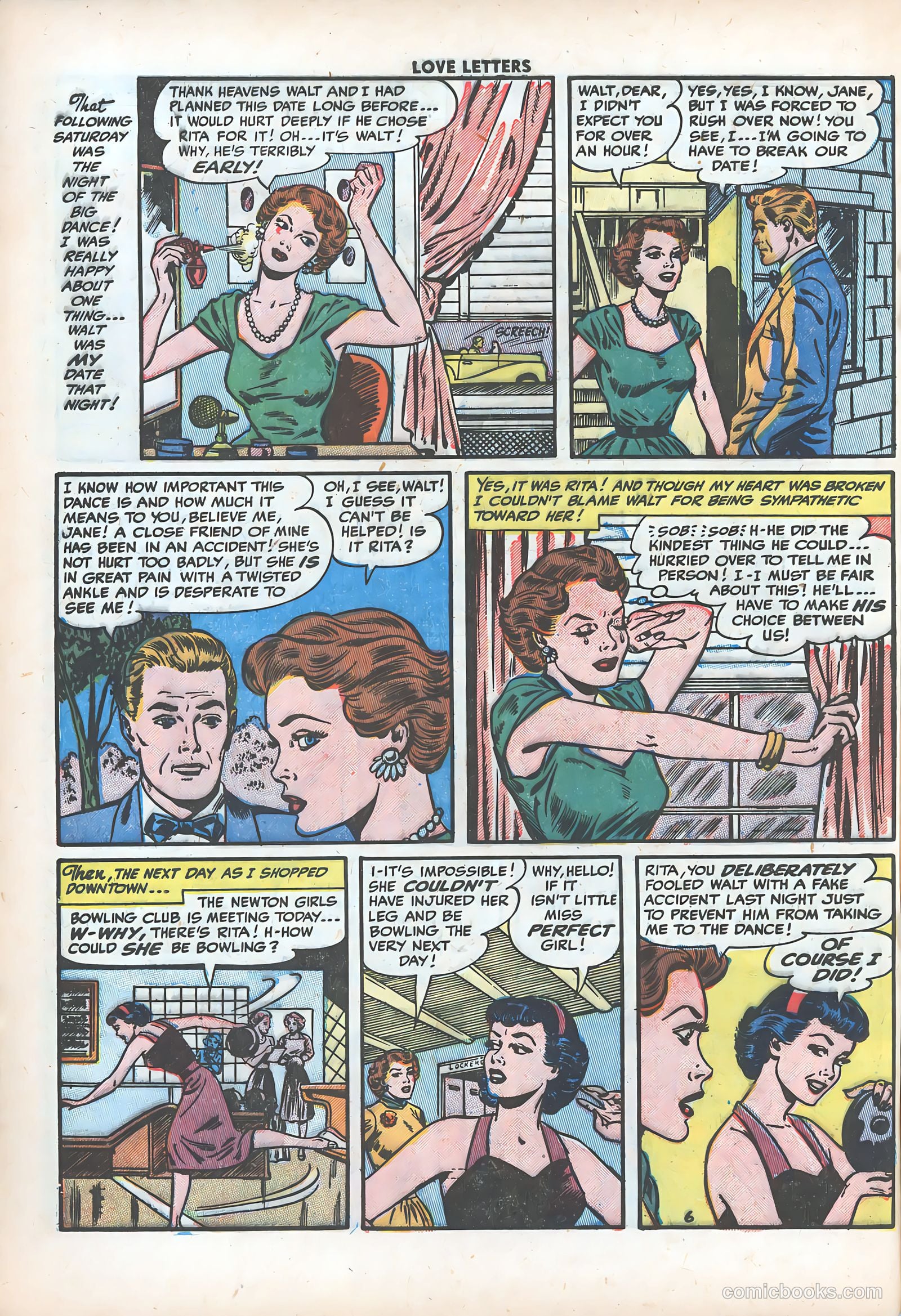 Love Letters #37 (1954) — page 8 of 36