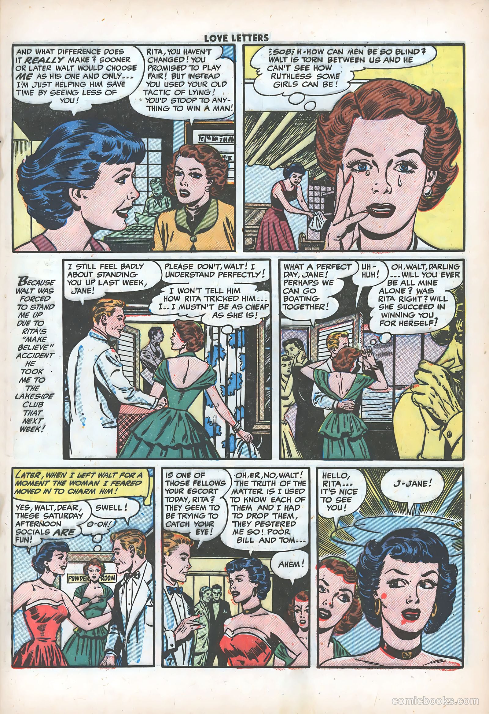 Love Letters #37 (1954) — page 9 of 36