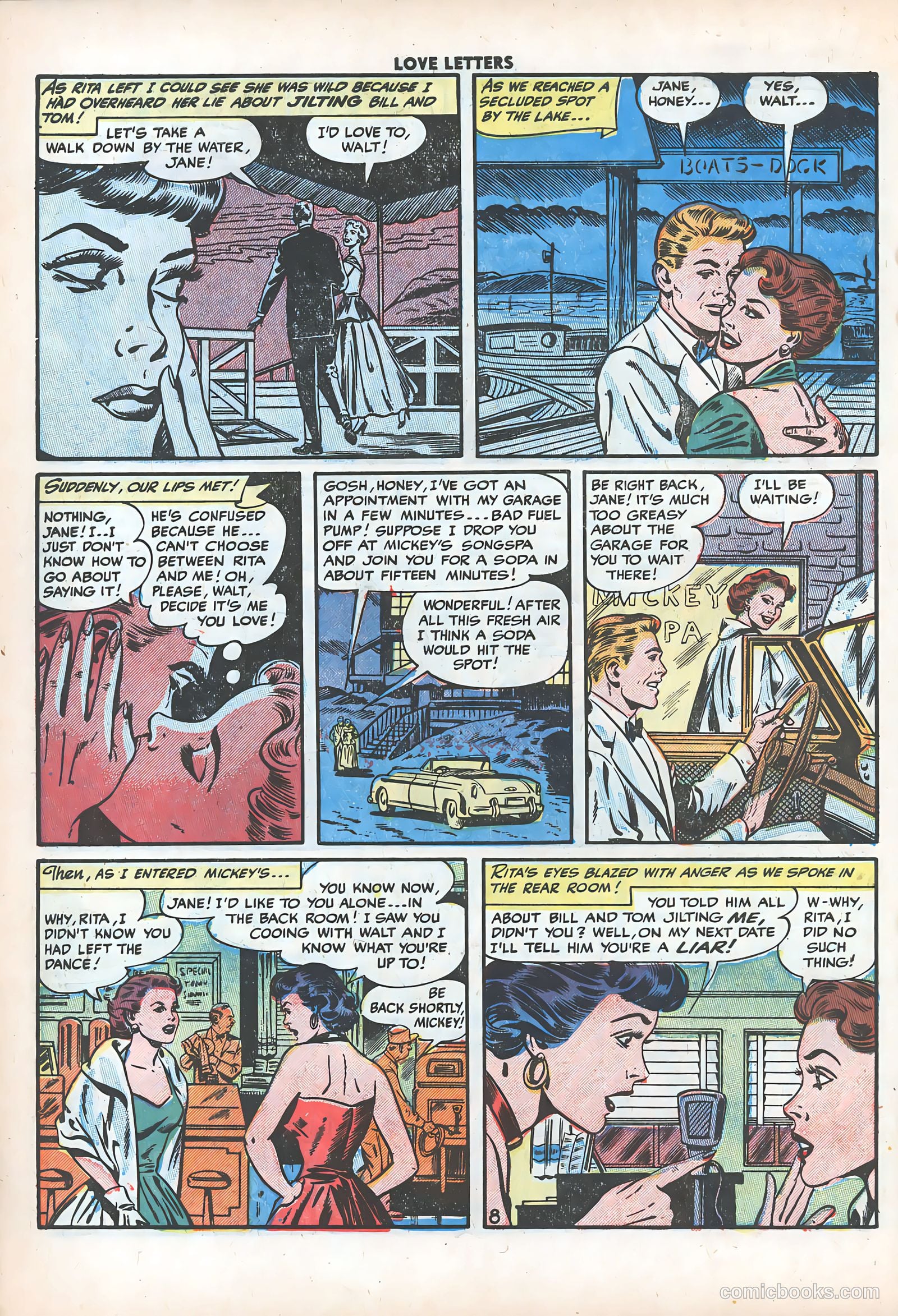 Love Letters #37 (1954) — page 10 of 36