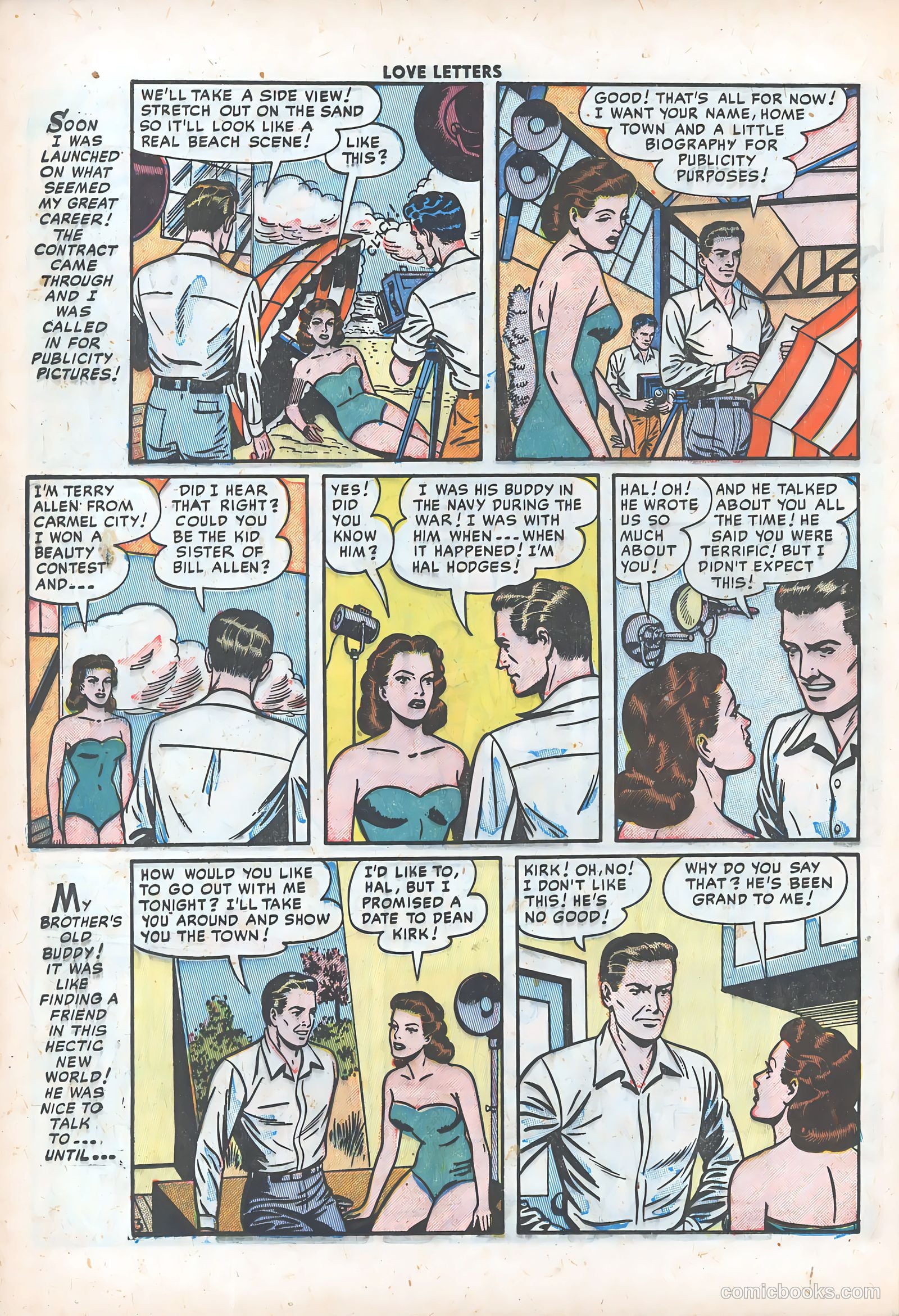 Love Letters #37 (1954) — page 20 of 36