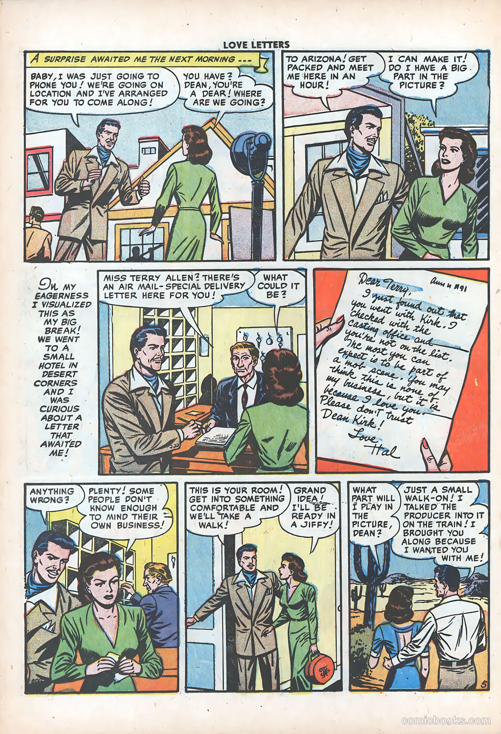 Love Letters #37 (1954) — page 22 of 36