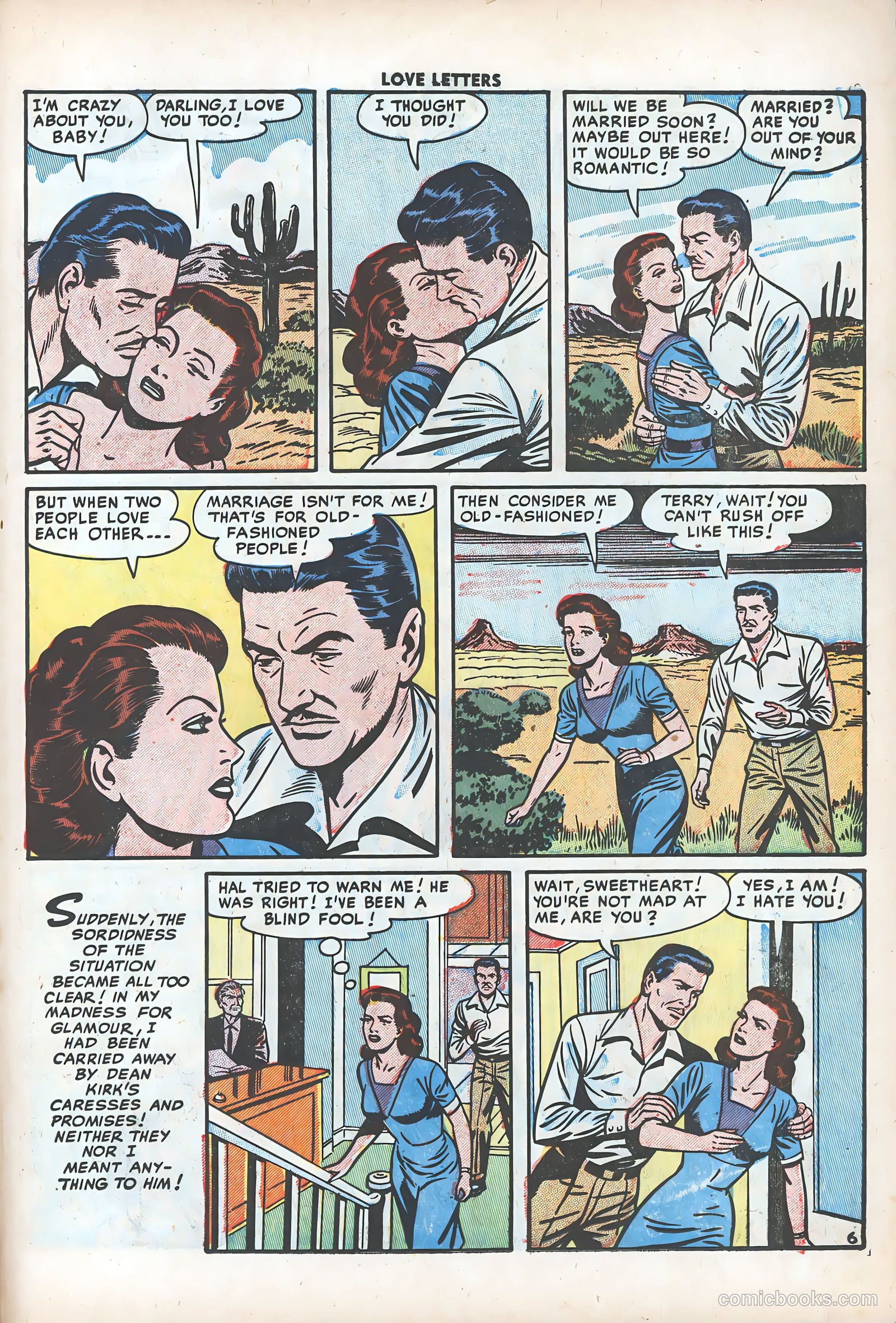 Love Letters #37 (1954) — page 23 of 36