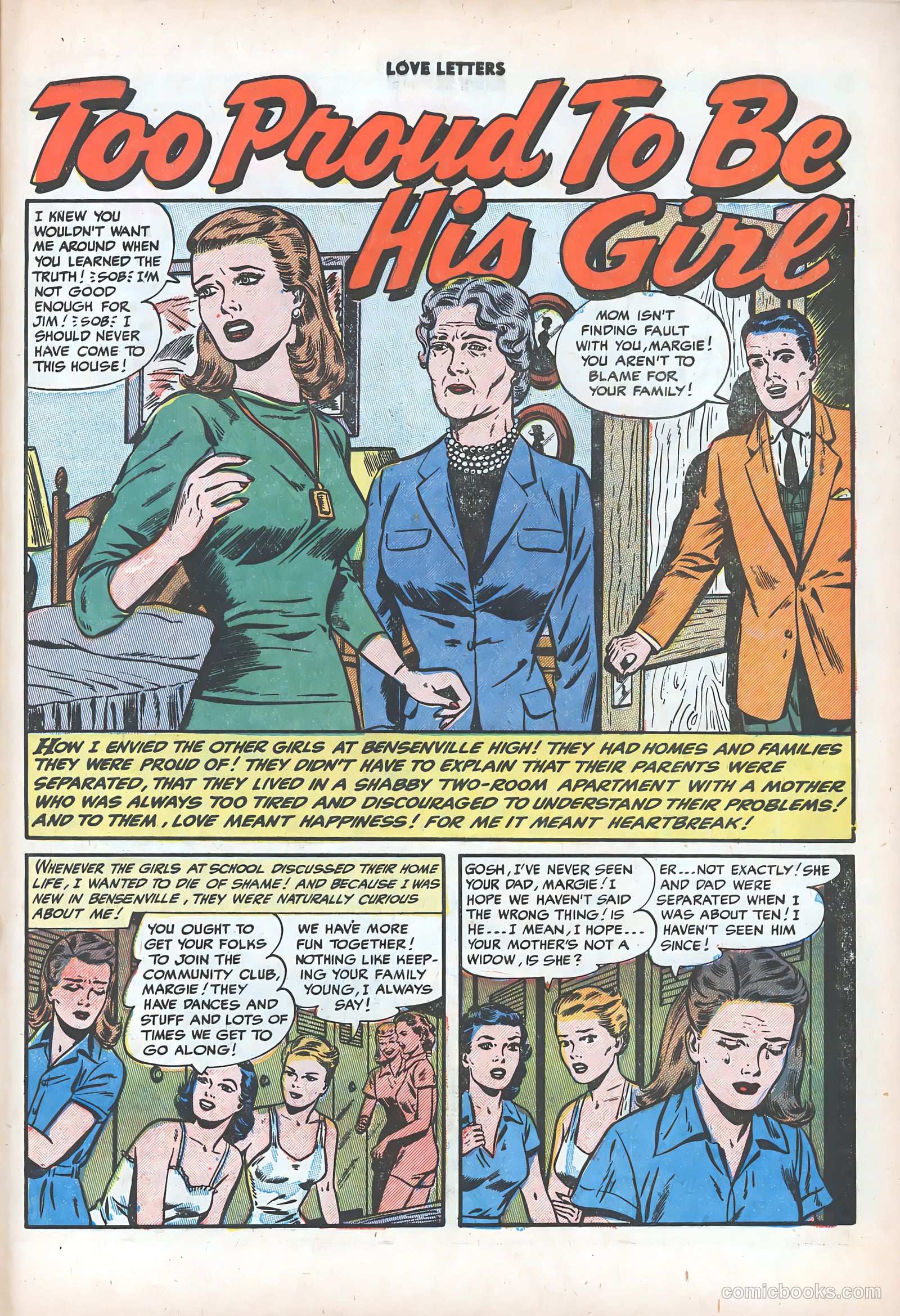 Love Letters #37 (1954) — page 27 of 36