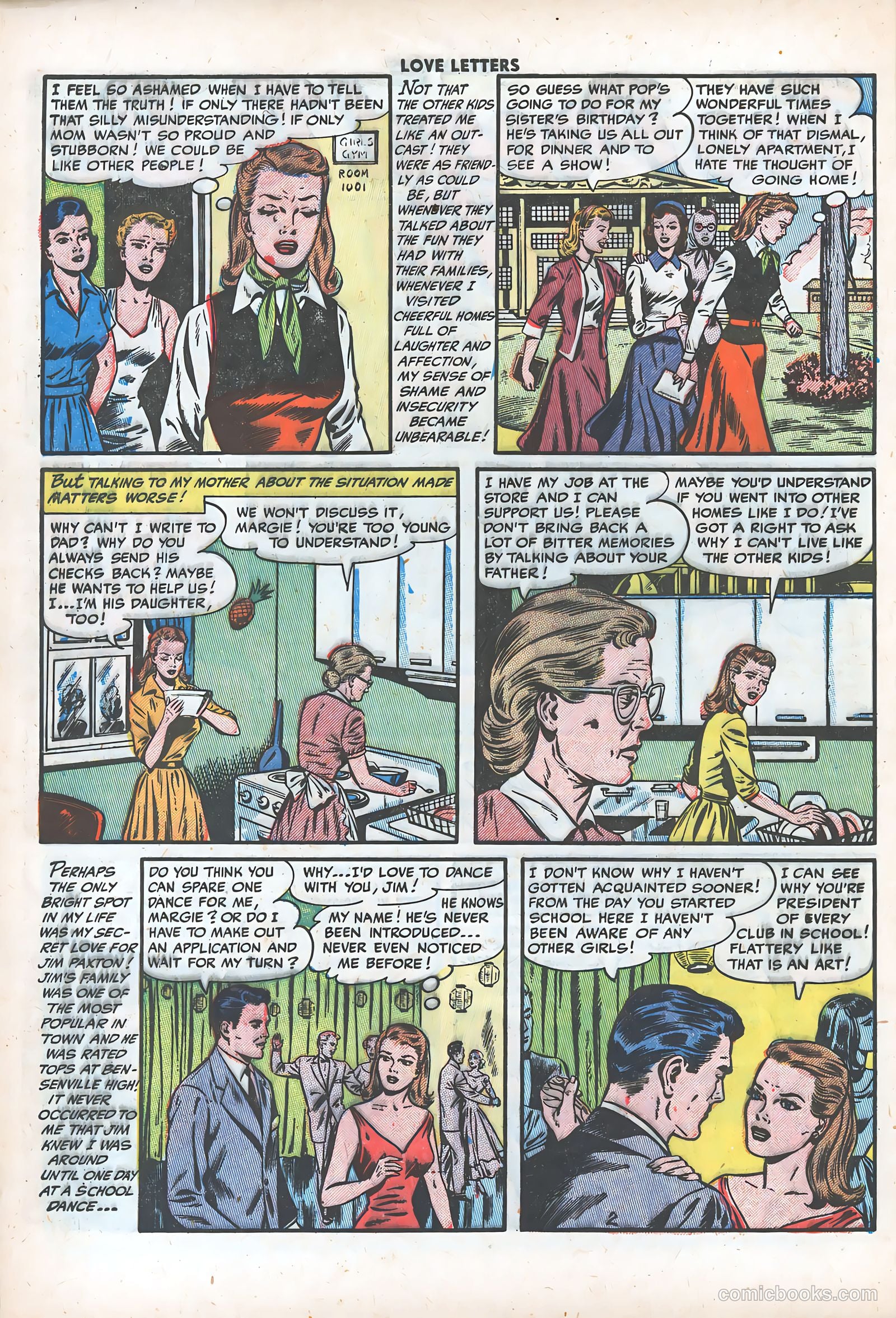 Love Letters #37 (1954) — page 28 of 36