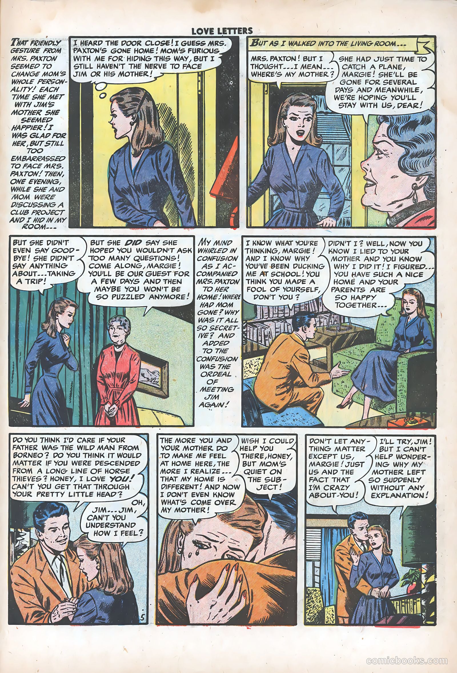 Love Letters #37 (1954) — page 31 of 36