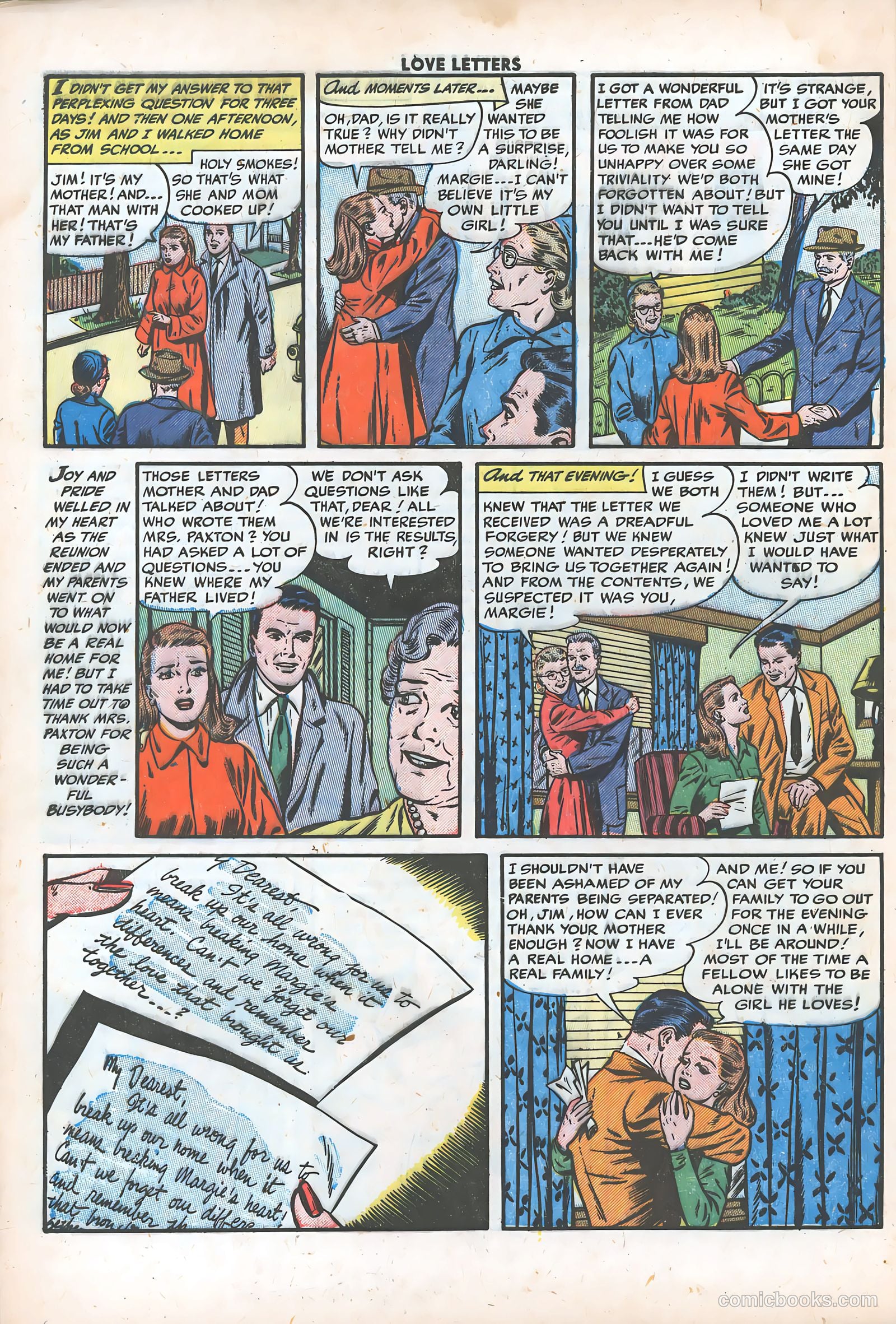Love Letters #37 (1954) — page 32 of 36