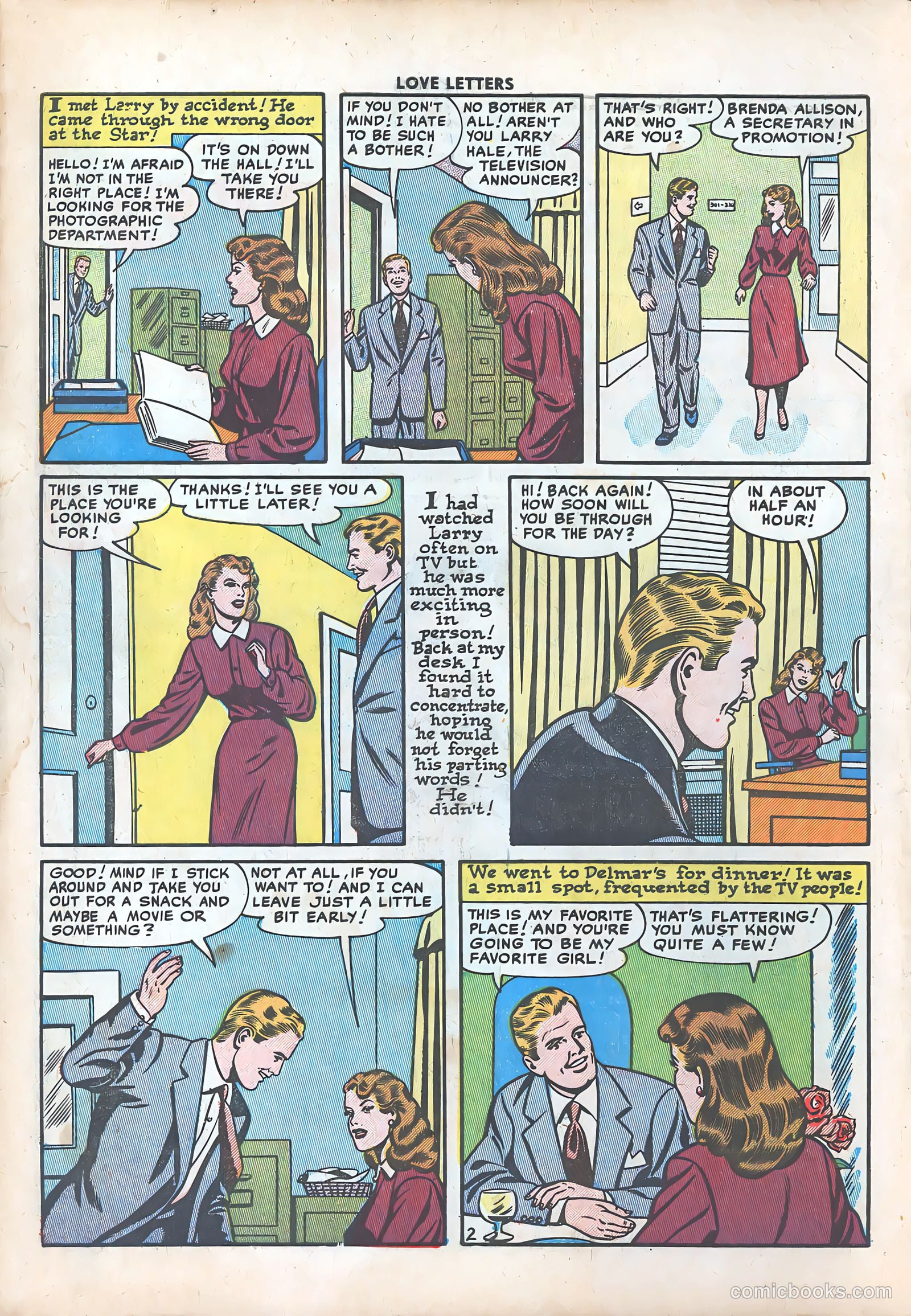Love Letters #38 (1955) — page 5 of 37