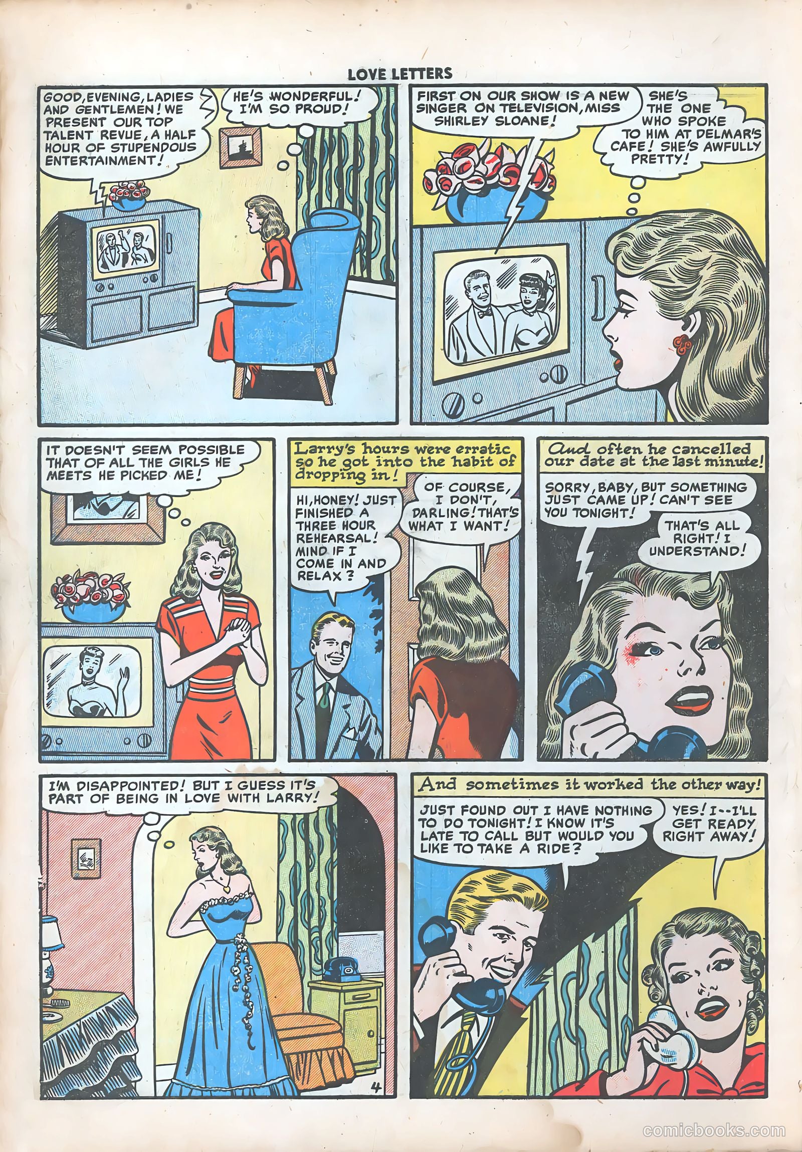 Love Letters #38 (1955) — page 7 of 37