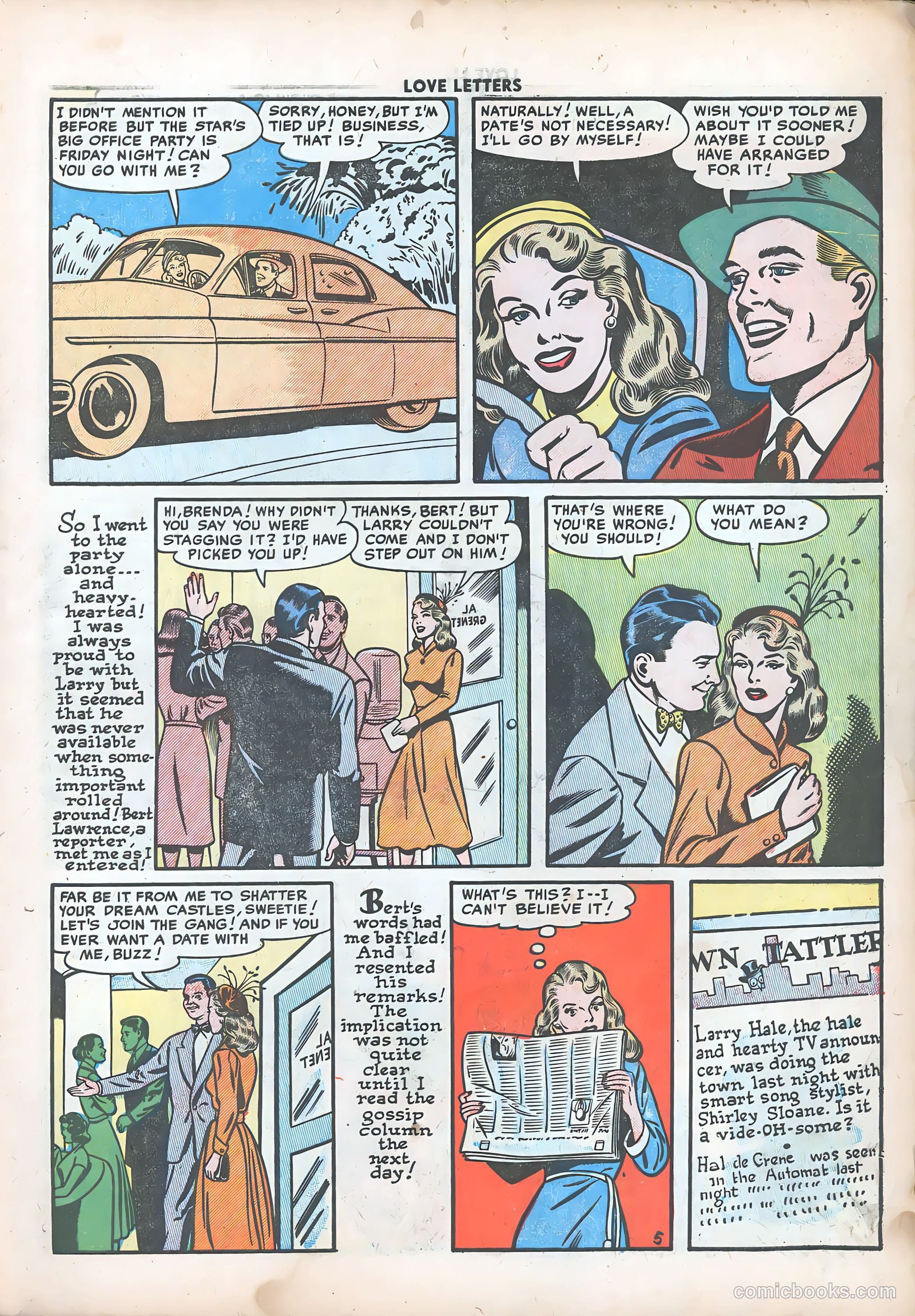 Love Letters #38 (1955) — page 8 of 37