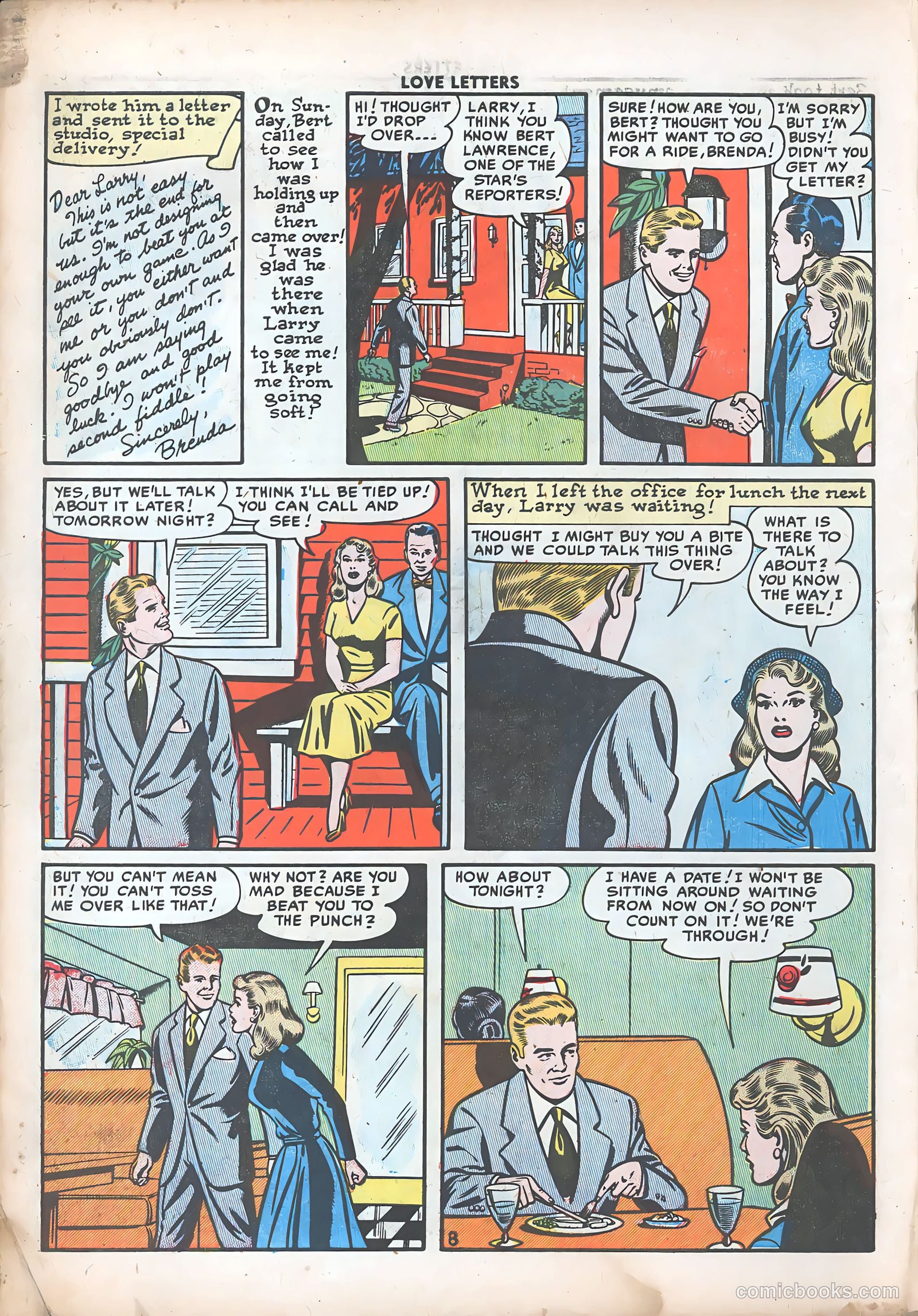Love Letters #38 (1955) — page 11 of 37