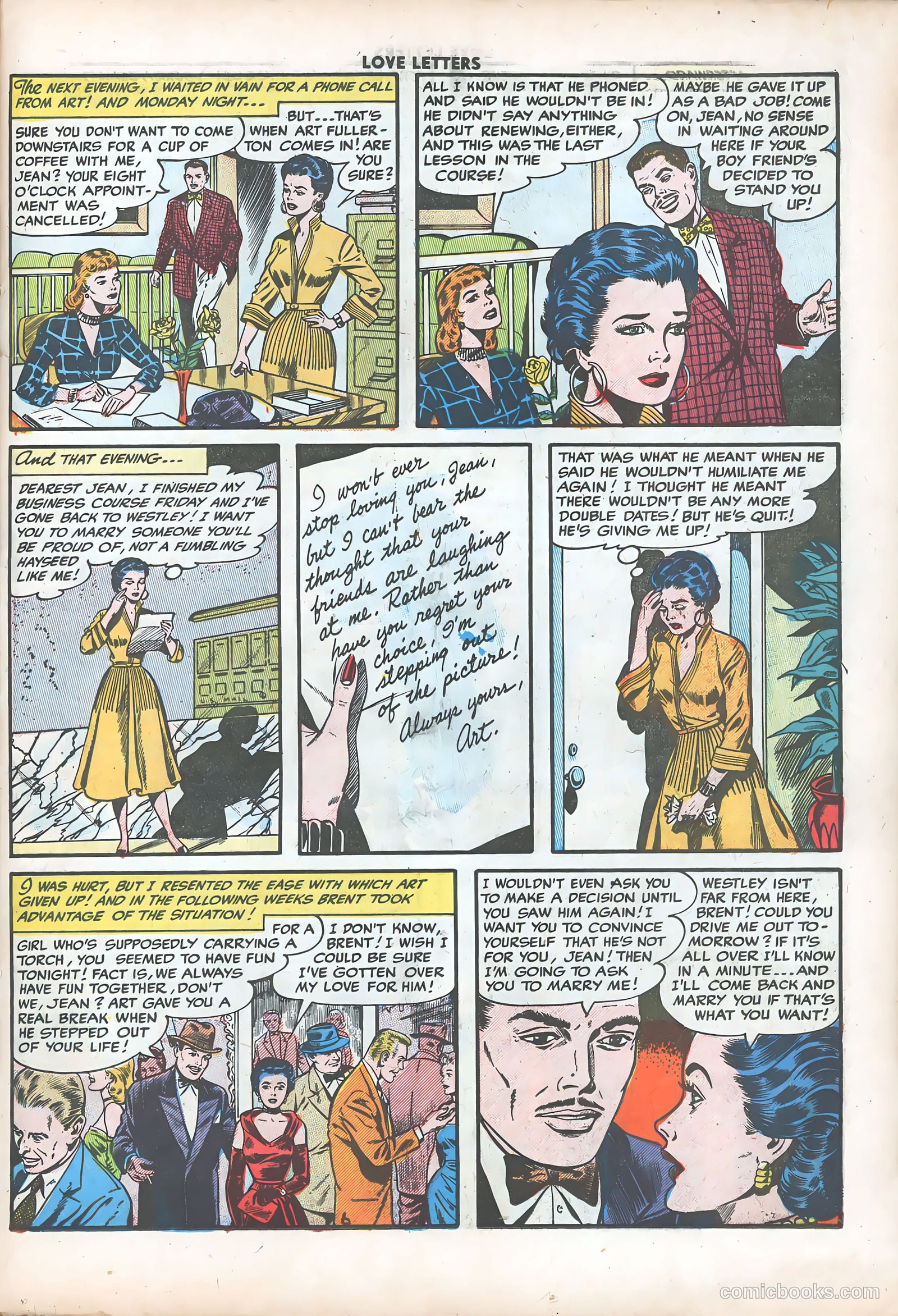 Love Letters #38 (1955) — page 24 of 37