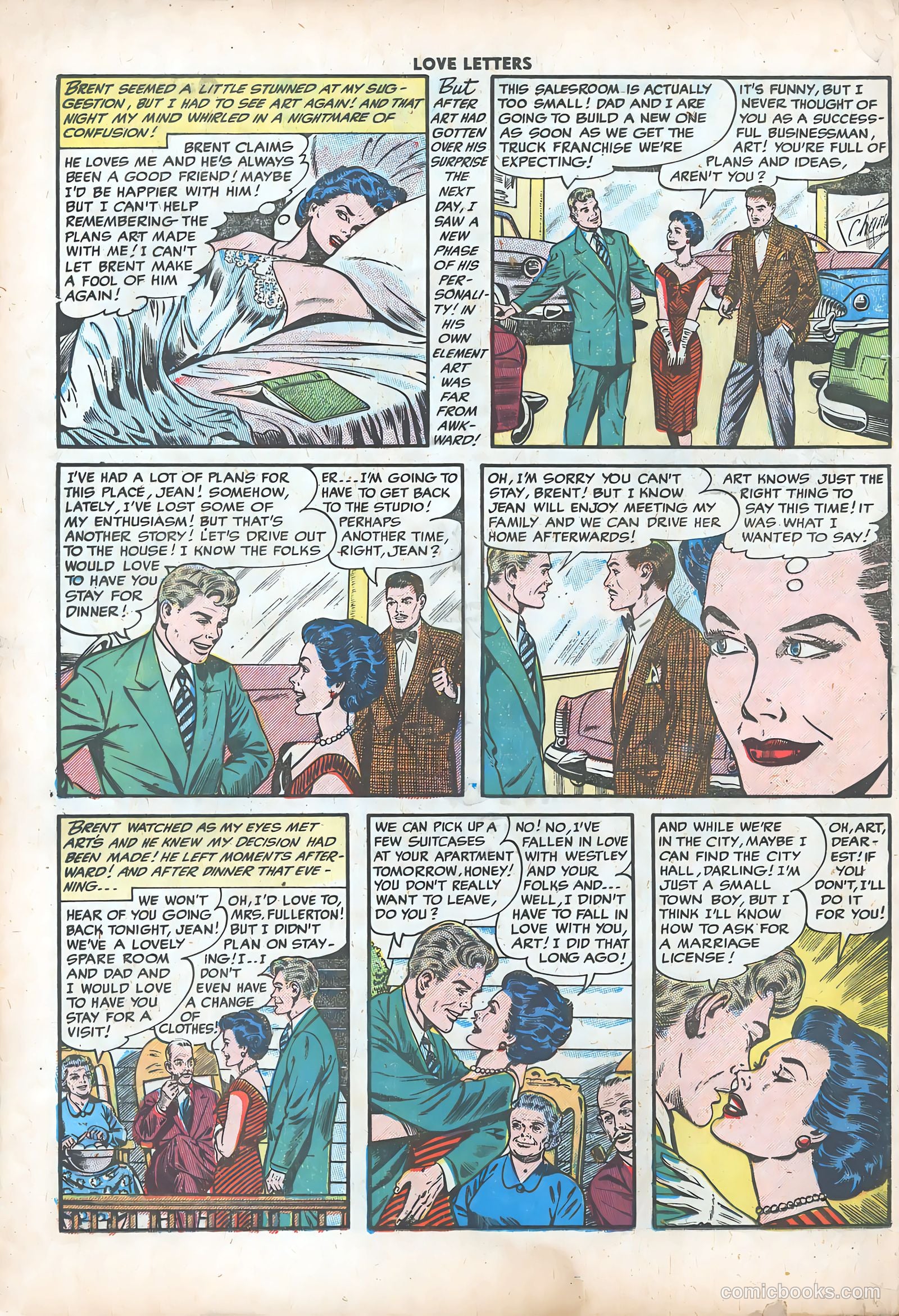 Love Letters #38 (1955) — page 25 of 37