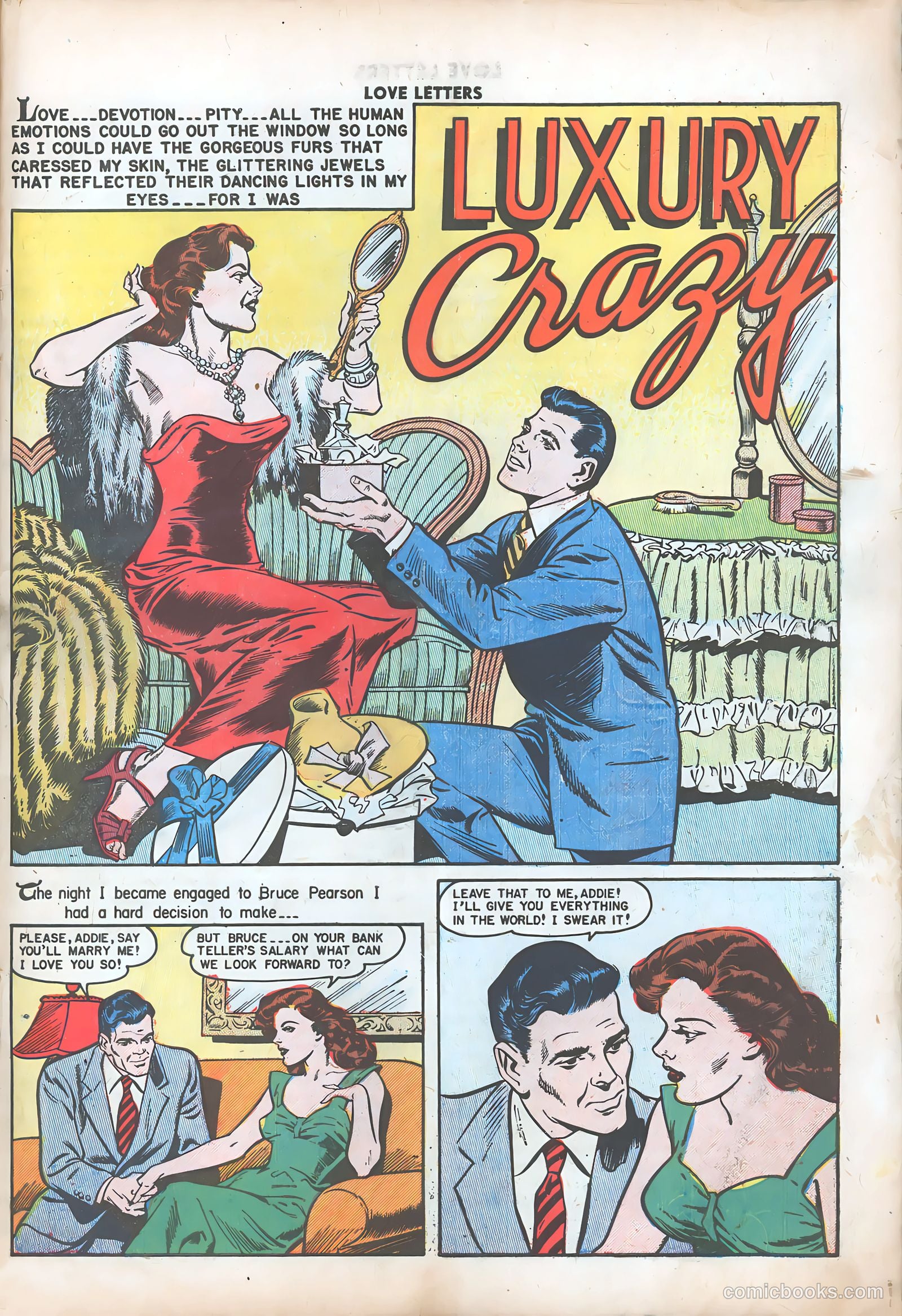 Love Letters #38 (1955) — page 28 of 37