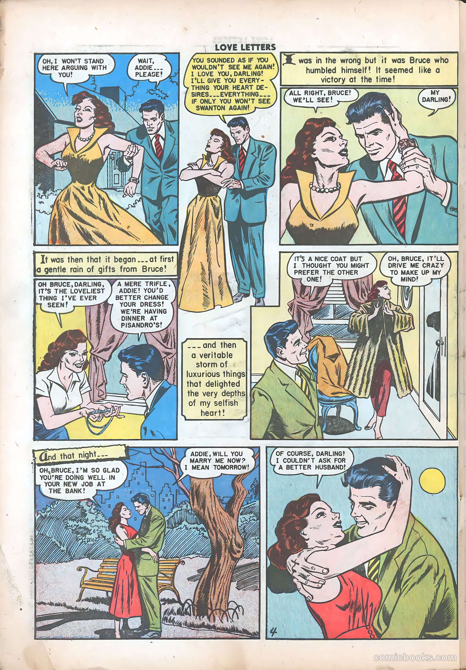 Love Letters #38 (1955) — page 31 of 37