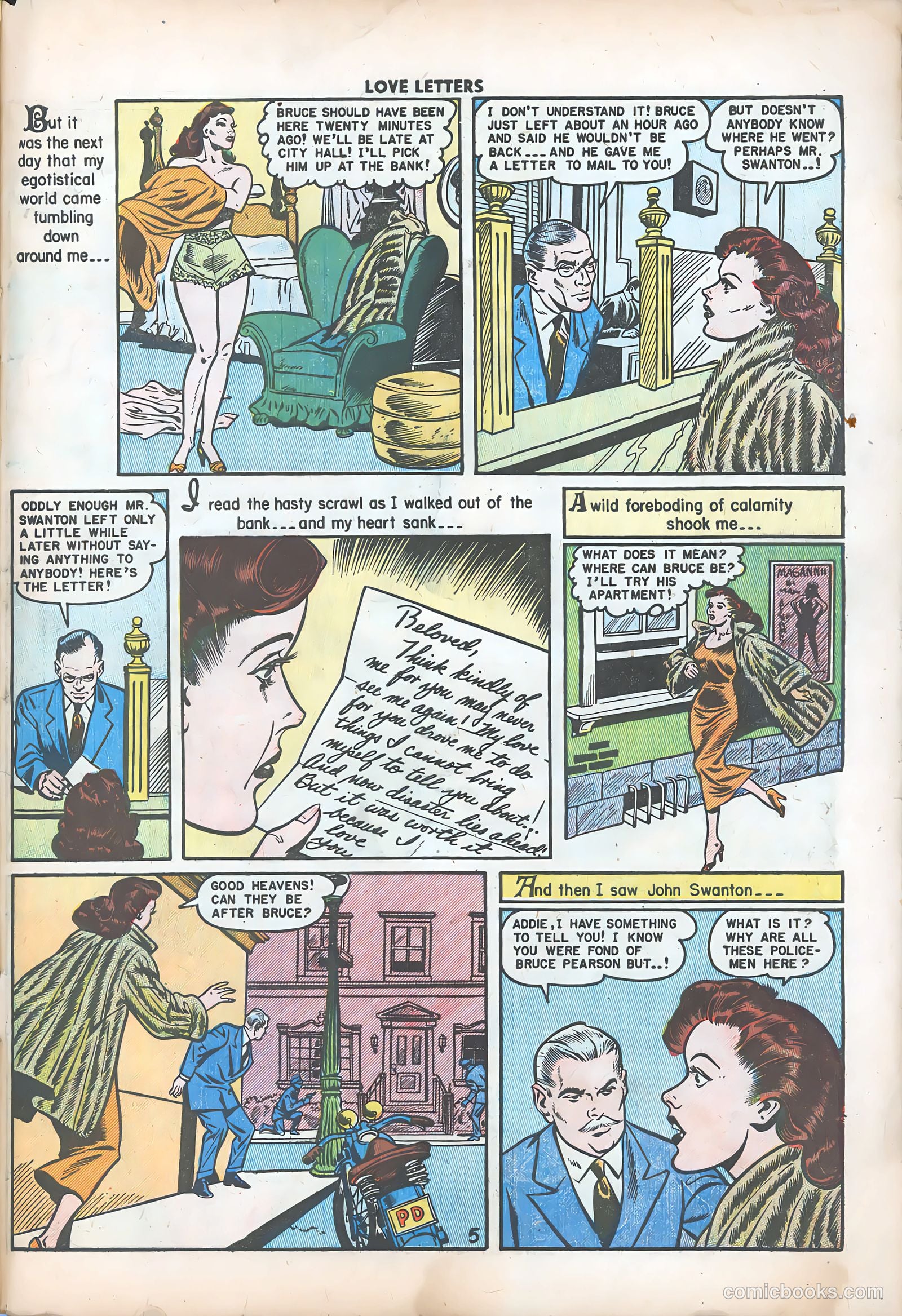 Love Letters #38 (1955) — page 32 of 37