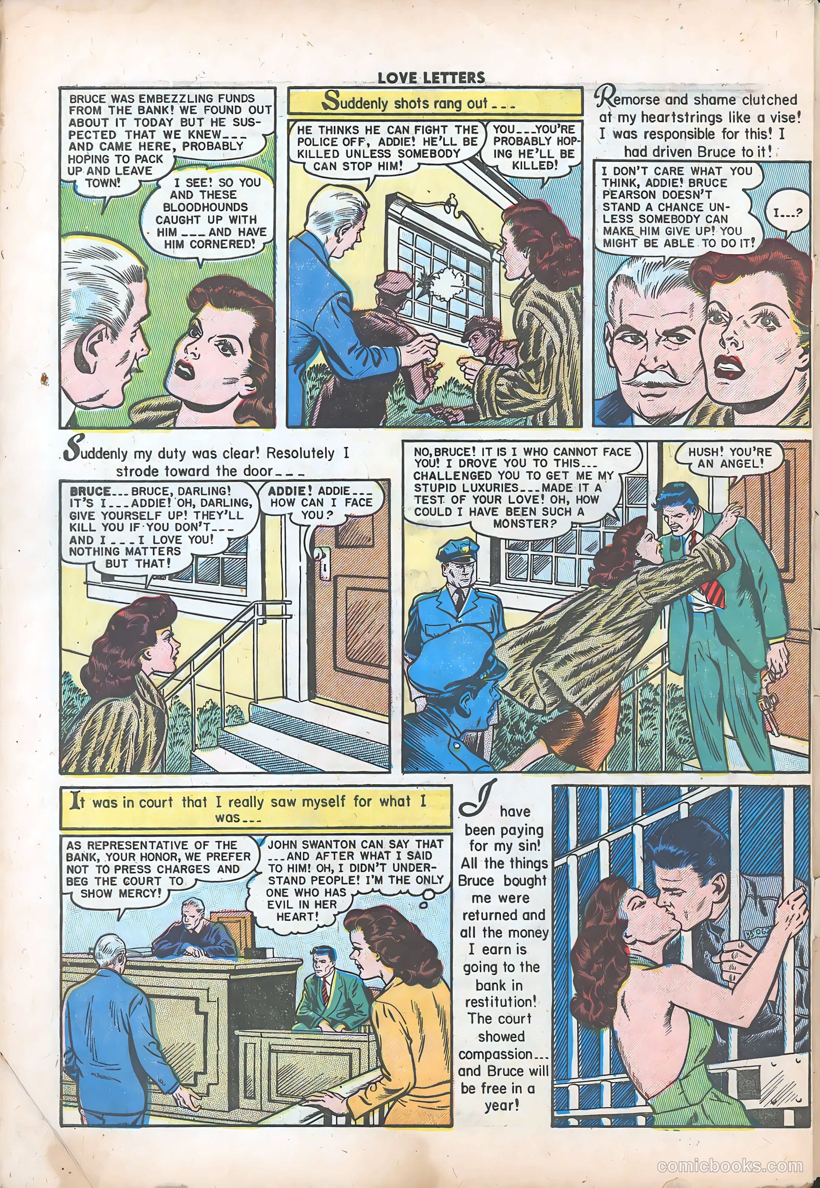 Love Letters #38 (1955) — page 33 of 37