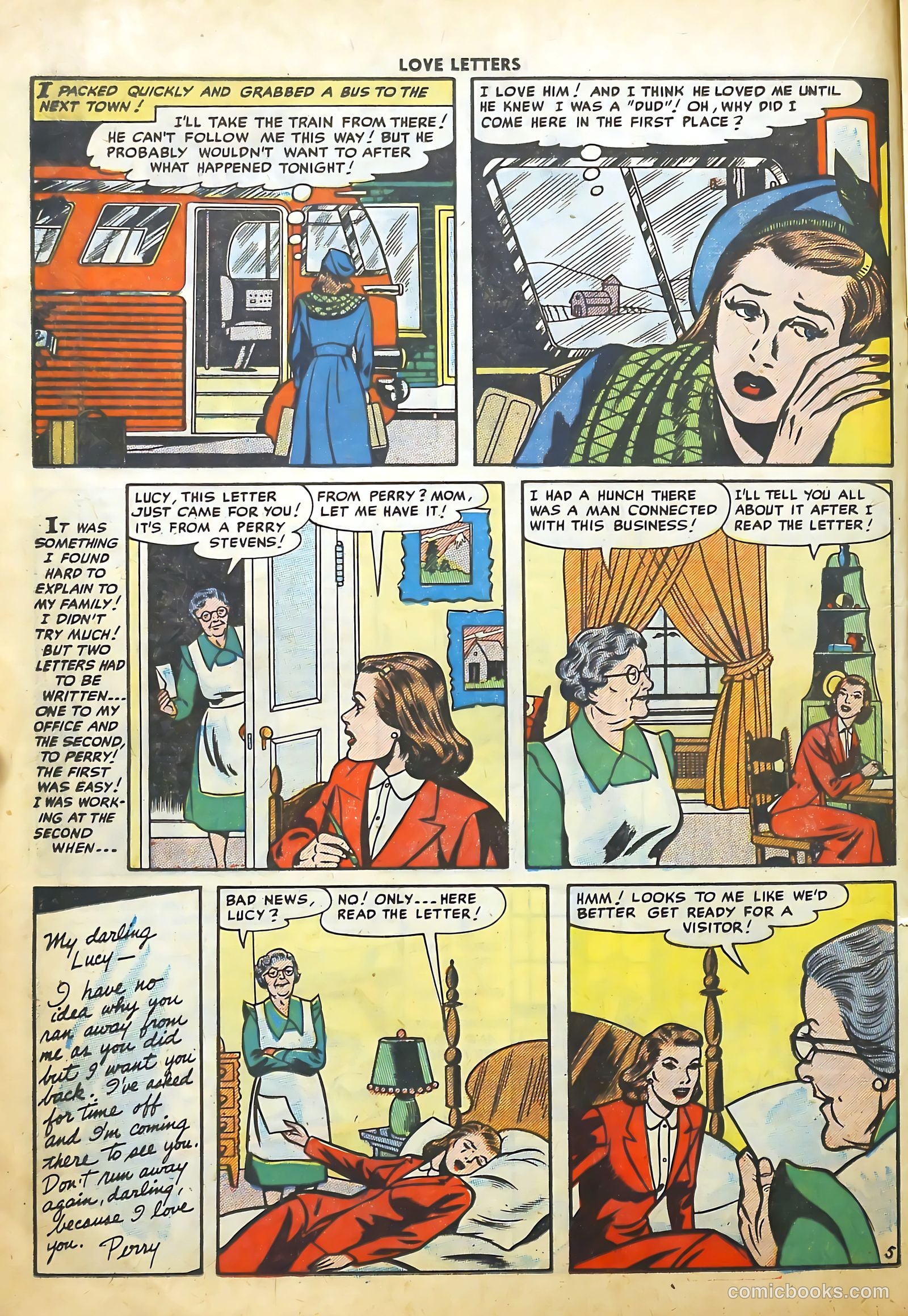 Love Letters #39 (1955) — page 16 of 36
