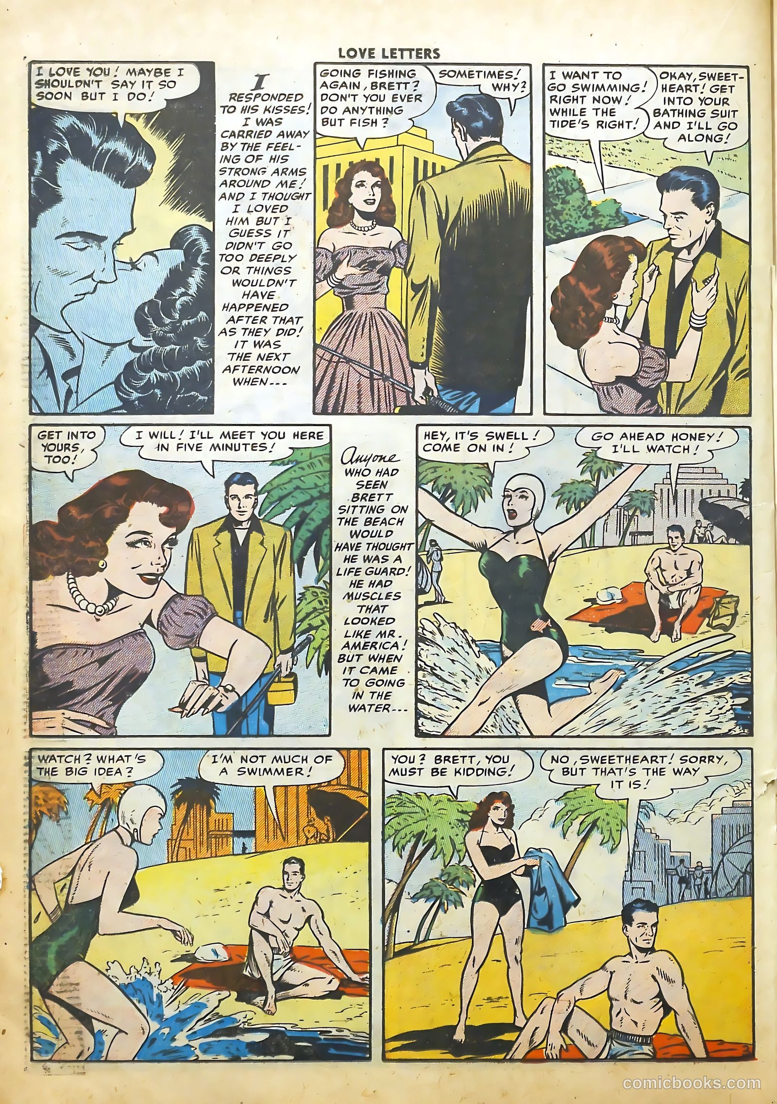 Love Letters #39 (1955) — page 20 of 36