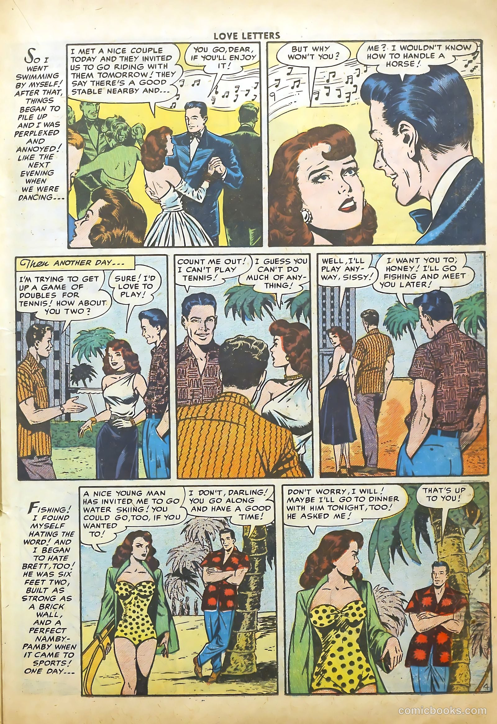 Love Letters #39 (1955) — page 21 of 36