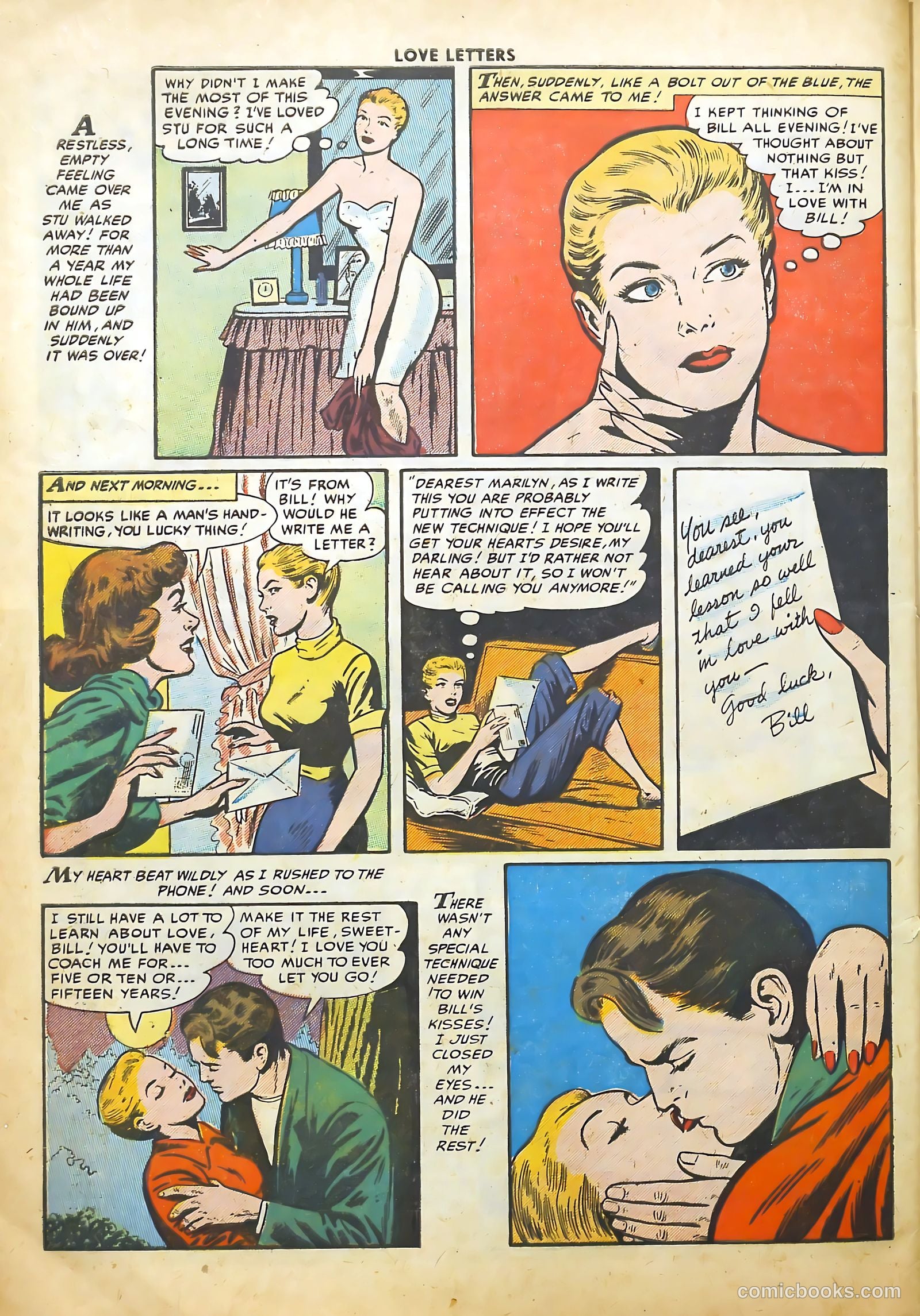 Love Letters #39 (1955) — page 32 of 36