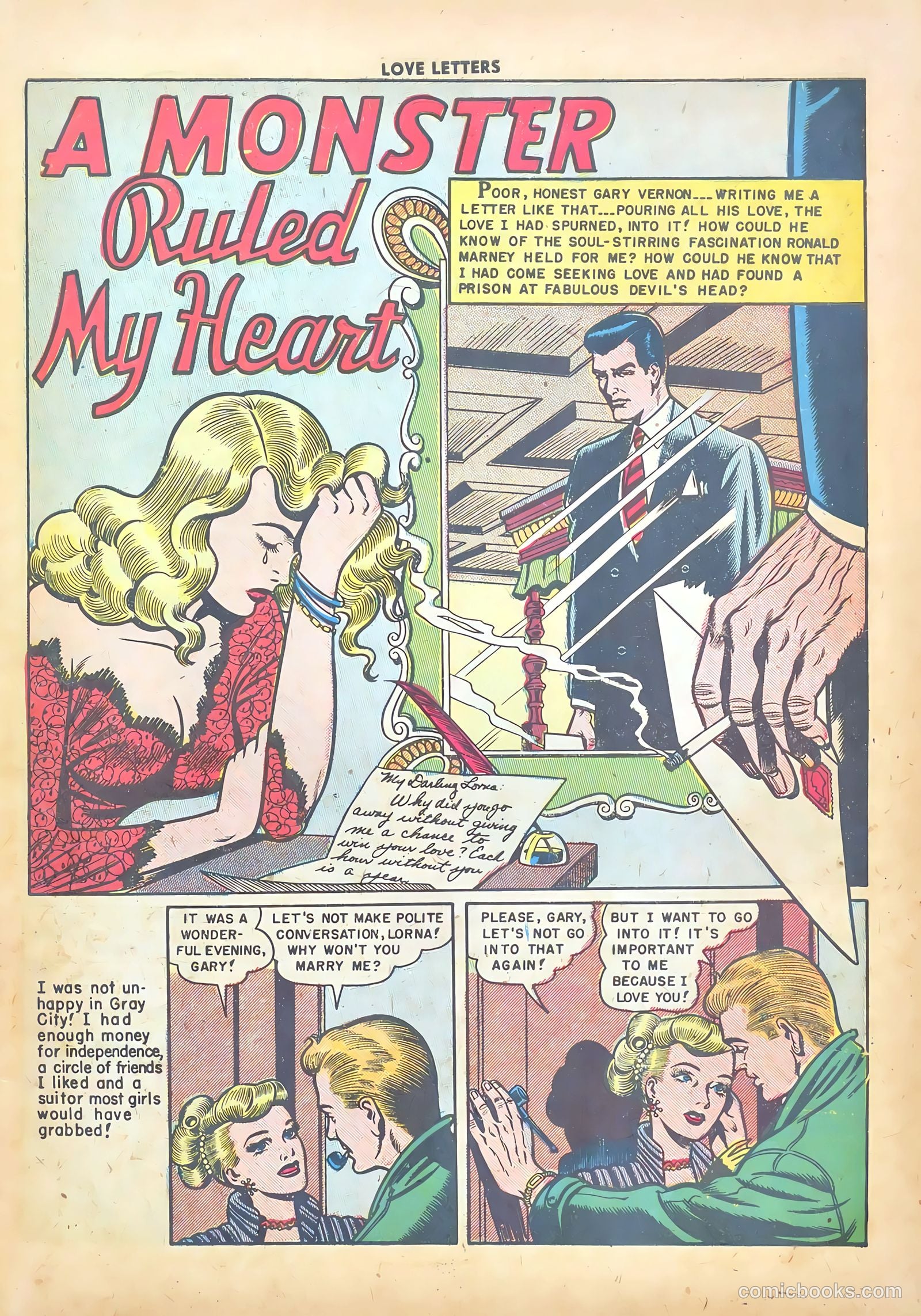 Love Letters #4 (1950) — page 3 of 36