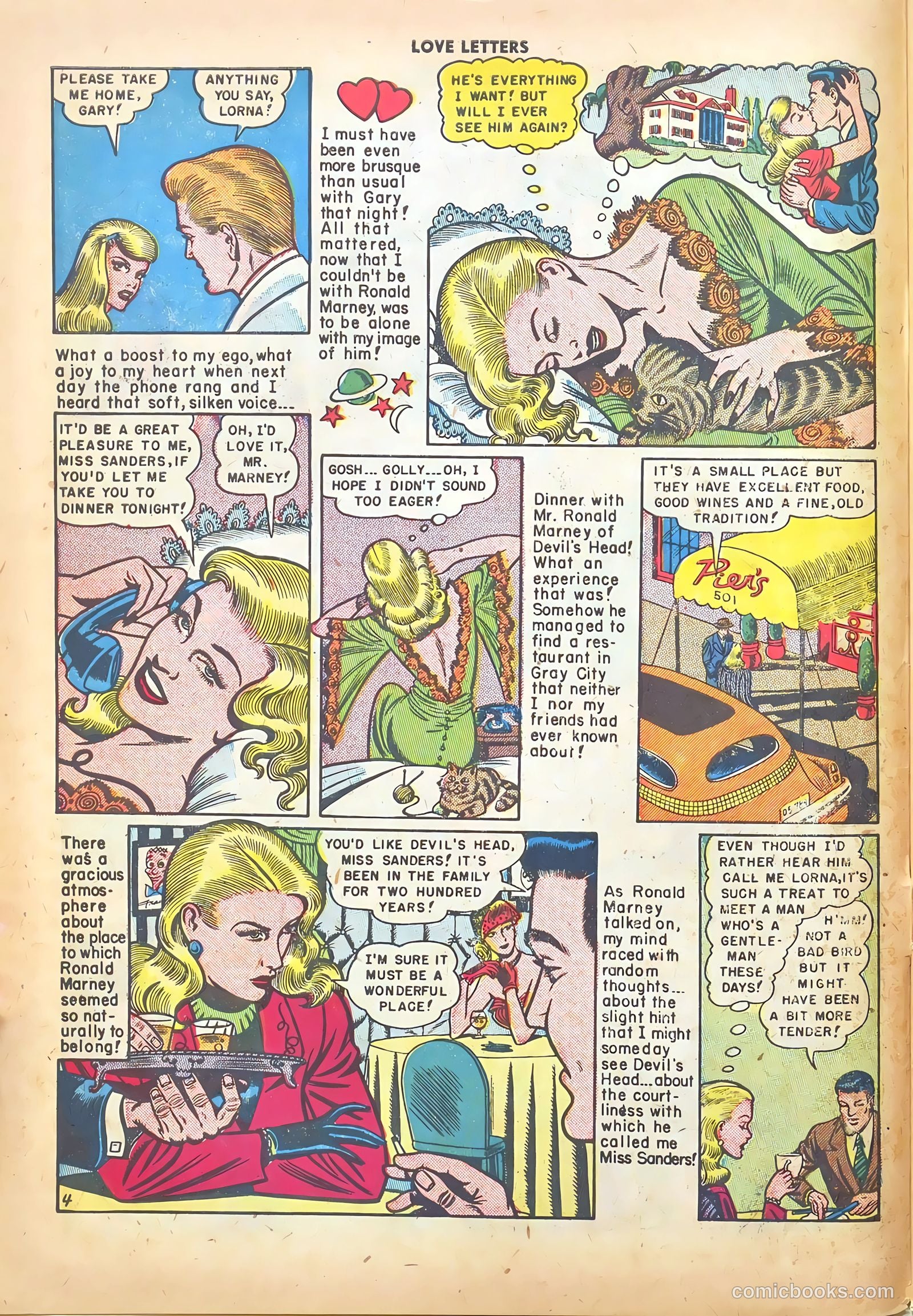 Love Letters #4 (1950) — page 6 of 36