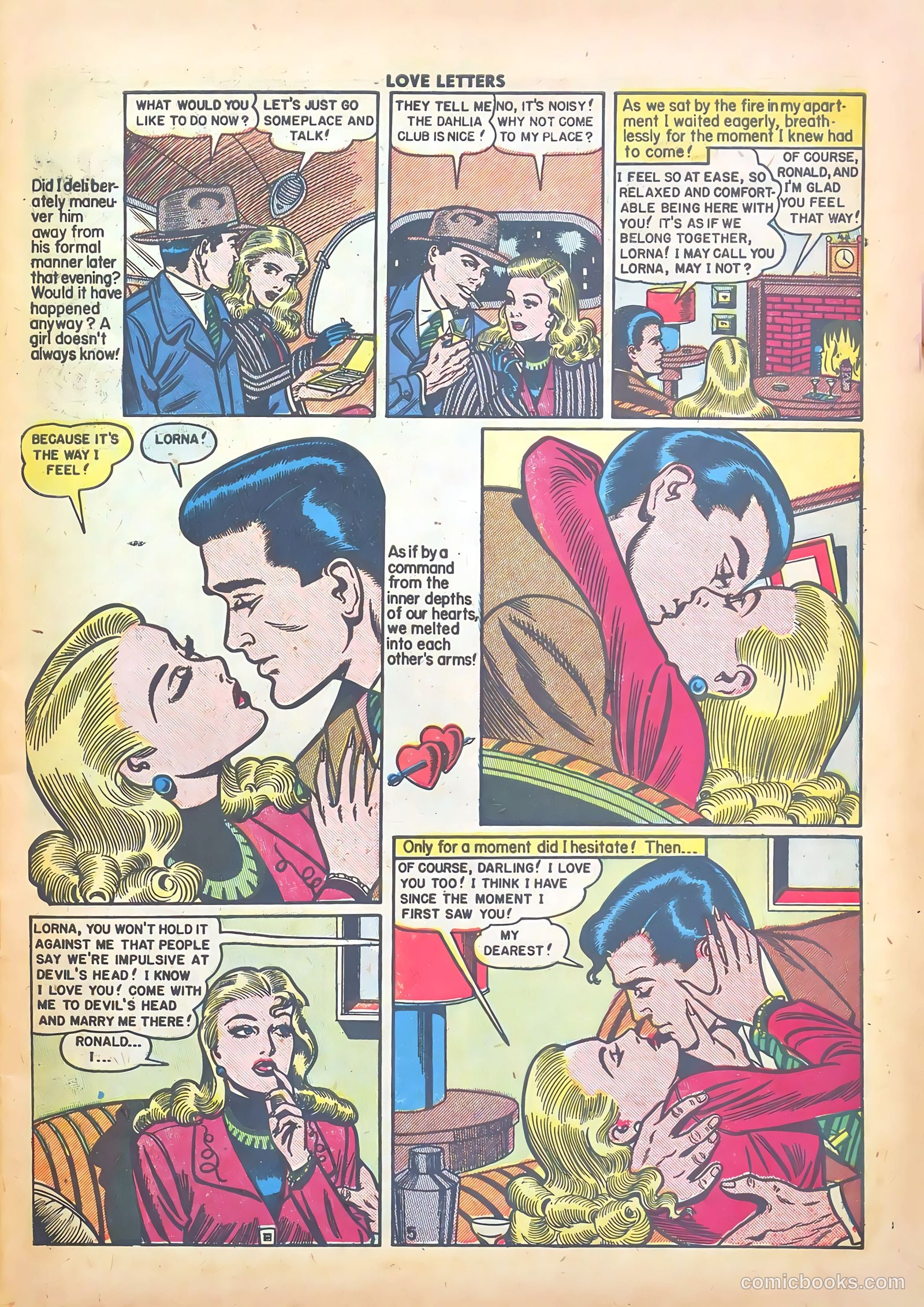 Love Letters #4 (1950) — page 7 of 36