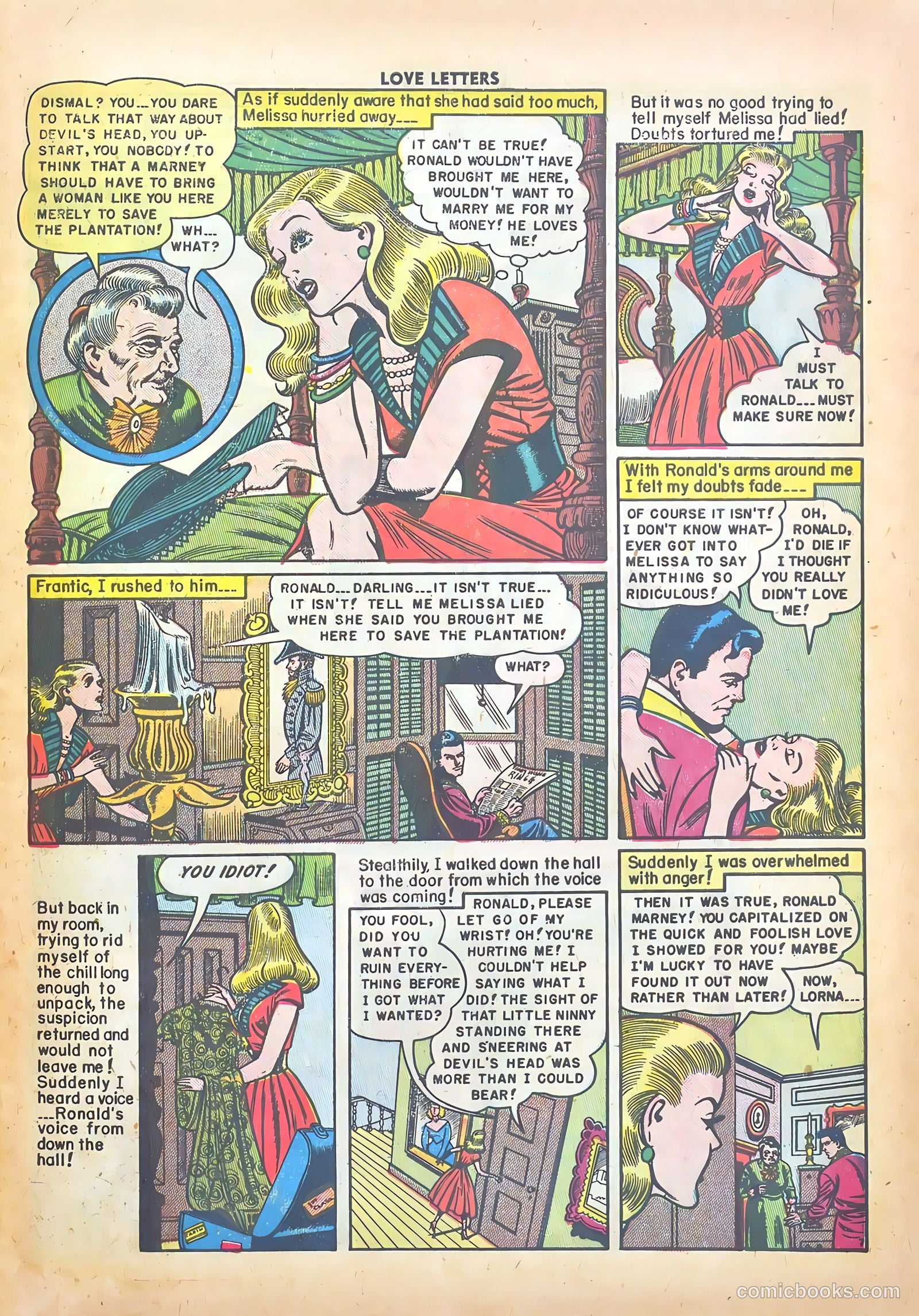 Love Letters #4 (1950) — page 9 of 36