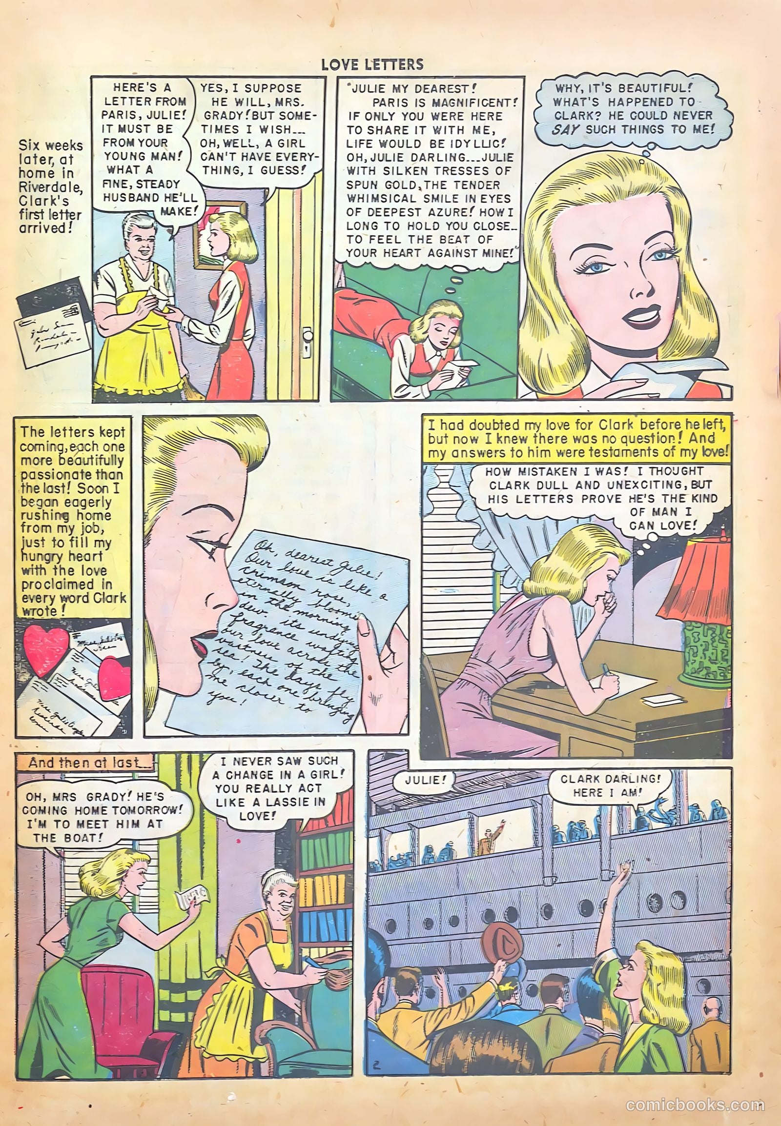 Love Letters #4 (1950) — page 13 of 36