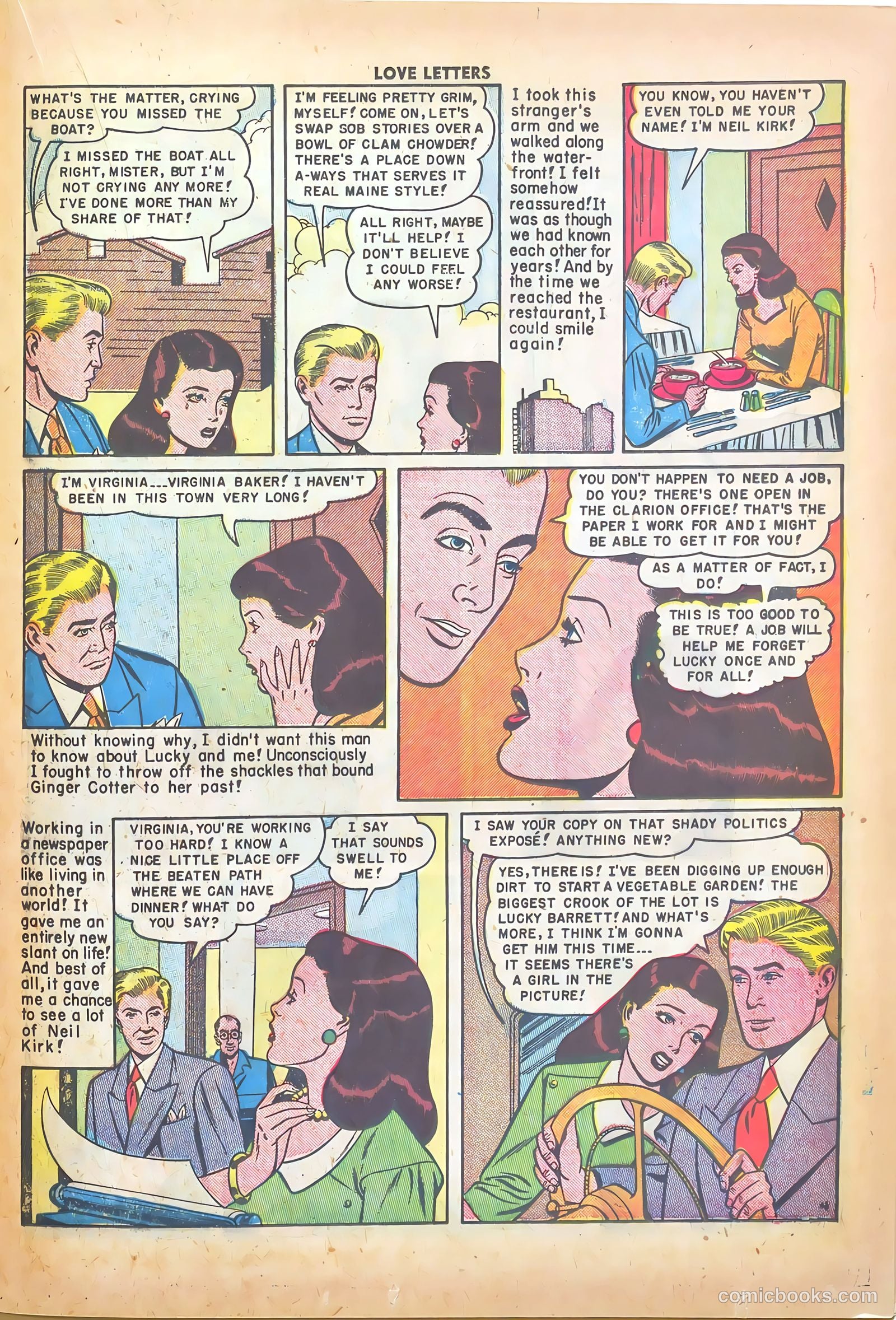 Love Letters #4 (1950) — page 21 of 36