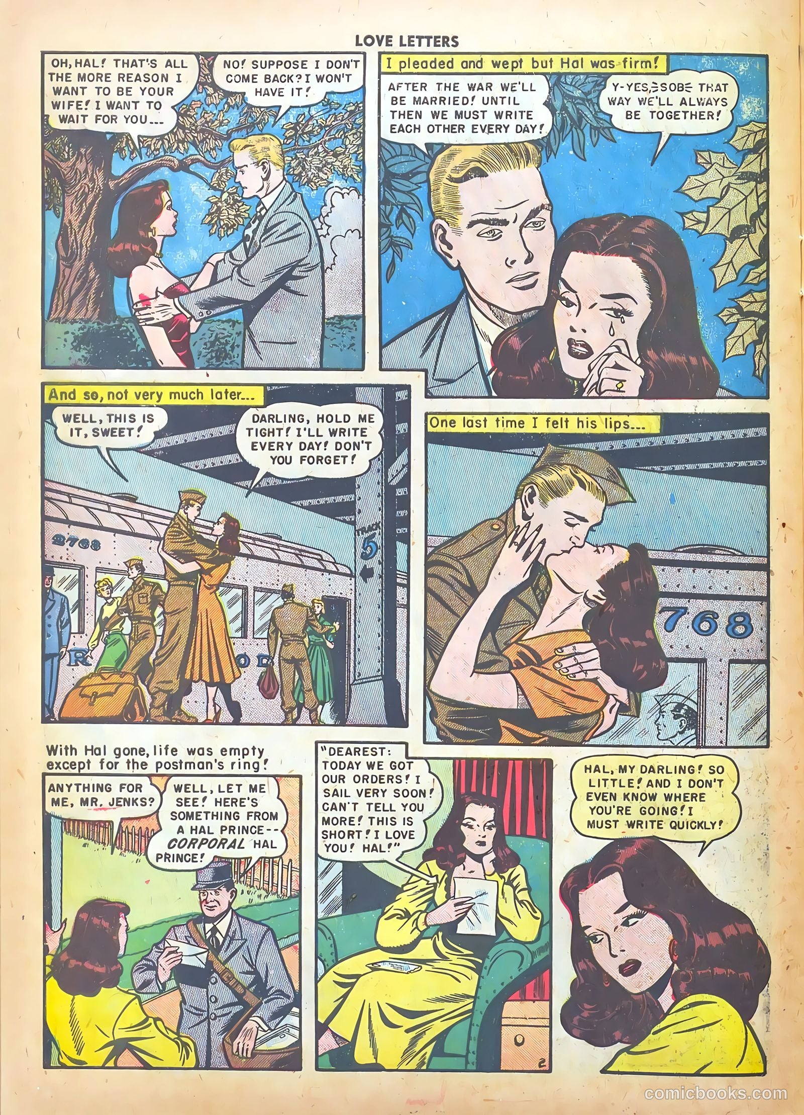 Love Letters #4 (1950) — page 28 of 36