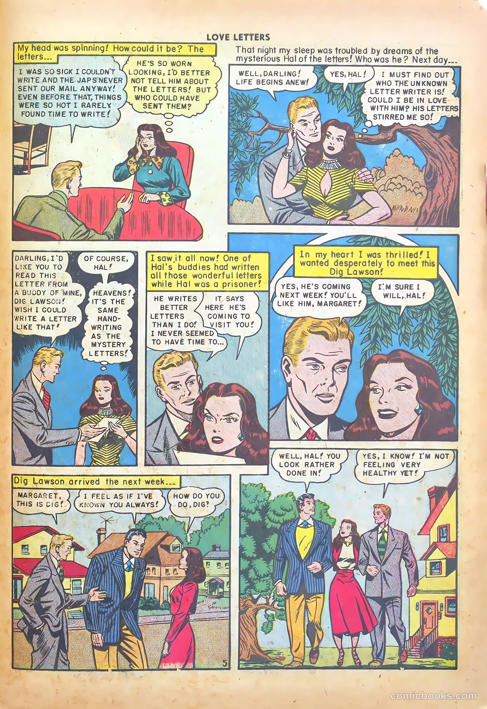 Love Letters #4 (1950) — page 31 of 36