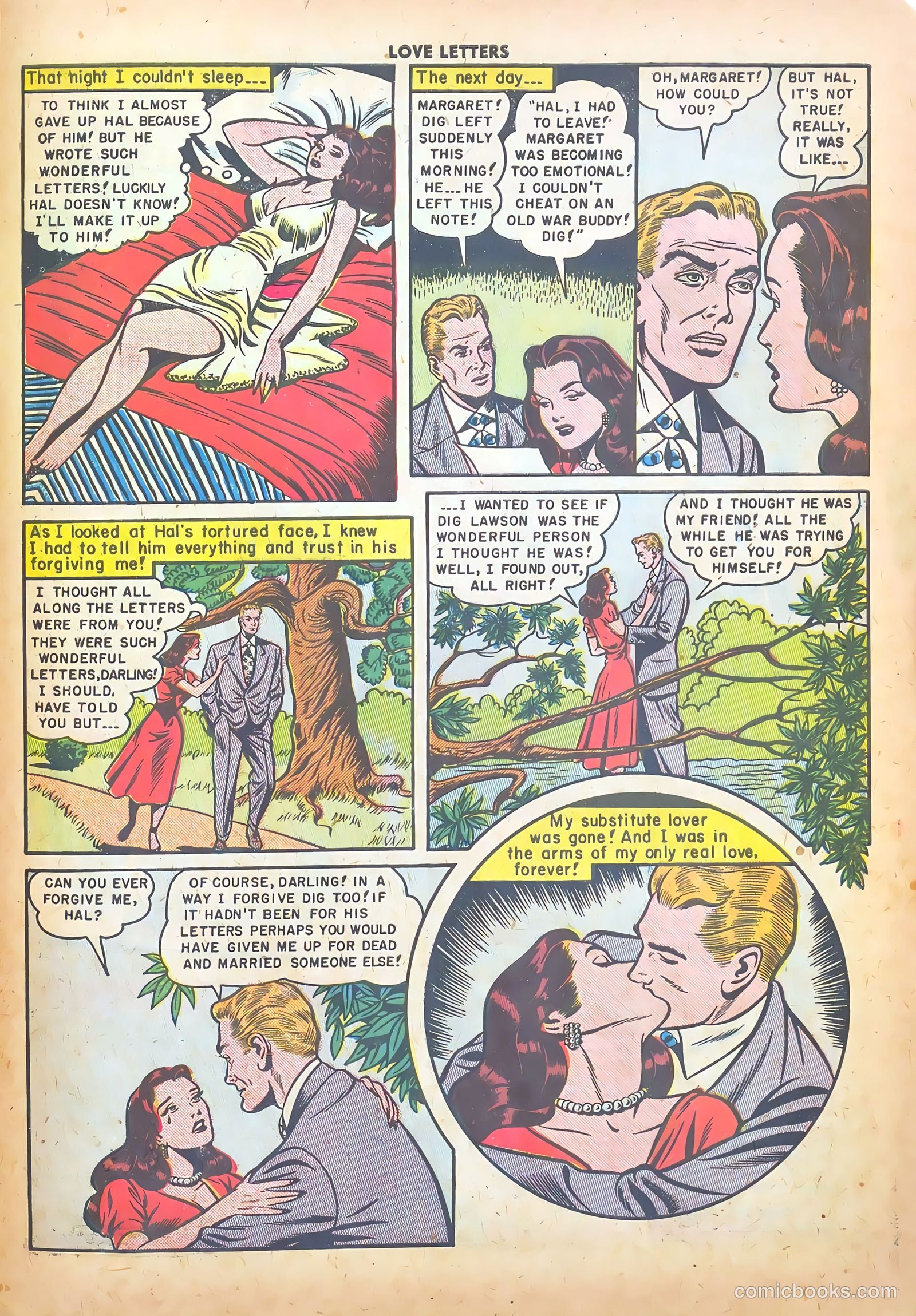Love Letters #4 (1950) — page 33 of 36