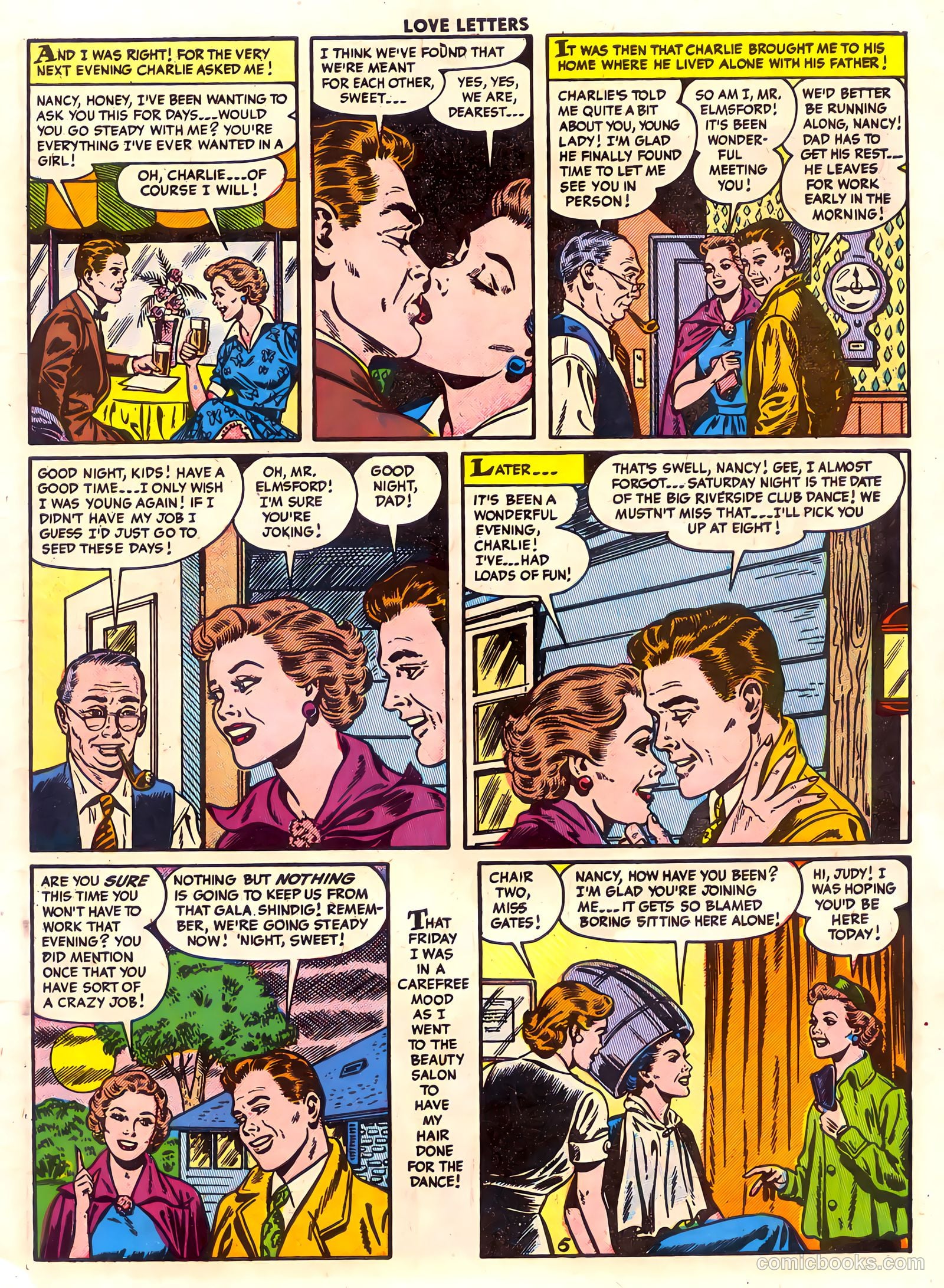 Love Letters #40 (1955) — page 7 of 36