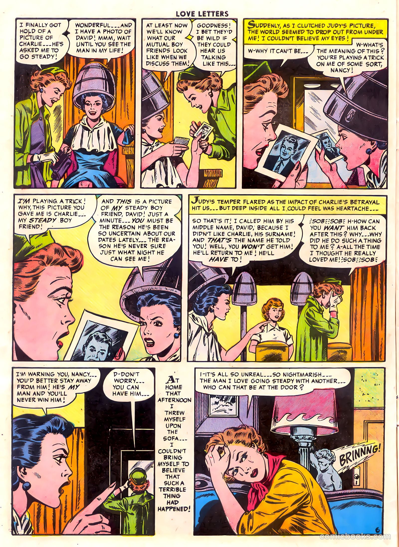 Love Letters #40 (1955) — page 8 of 36