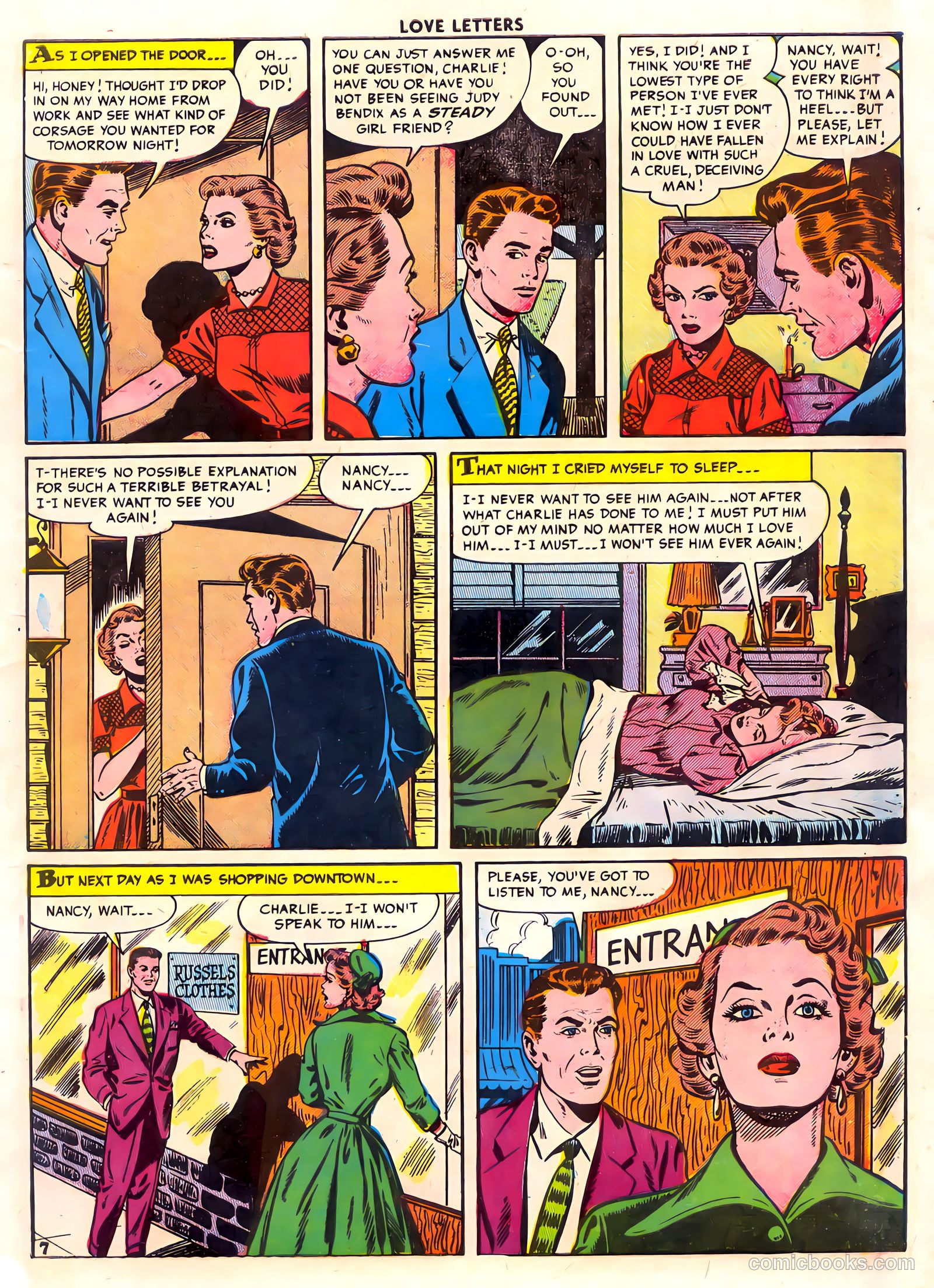 Love Letters #40 (1955) — page 9 of 36