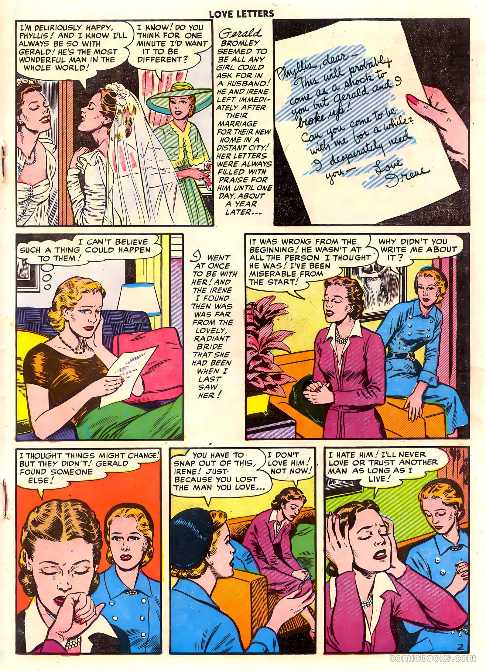 Love Letters #40 (1955) — page 19 of 36