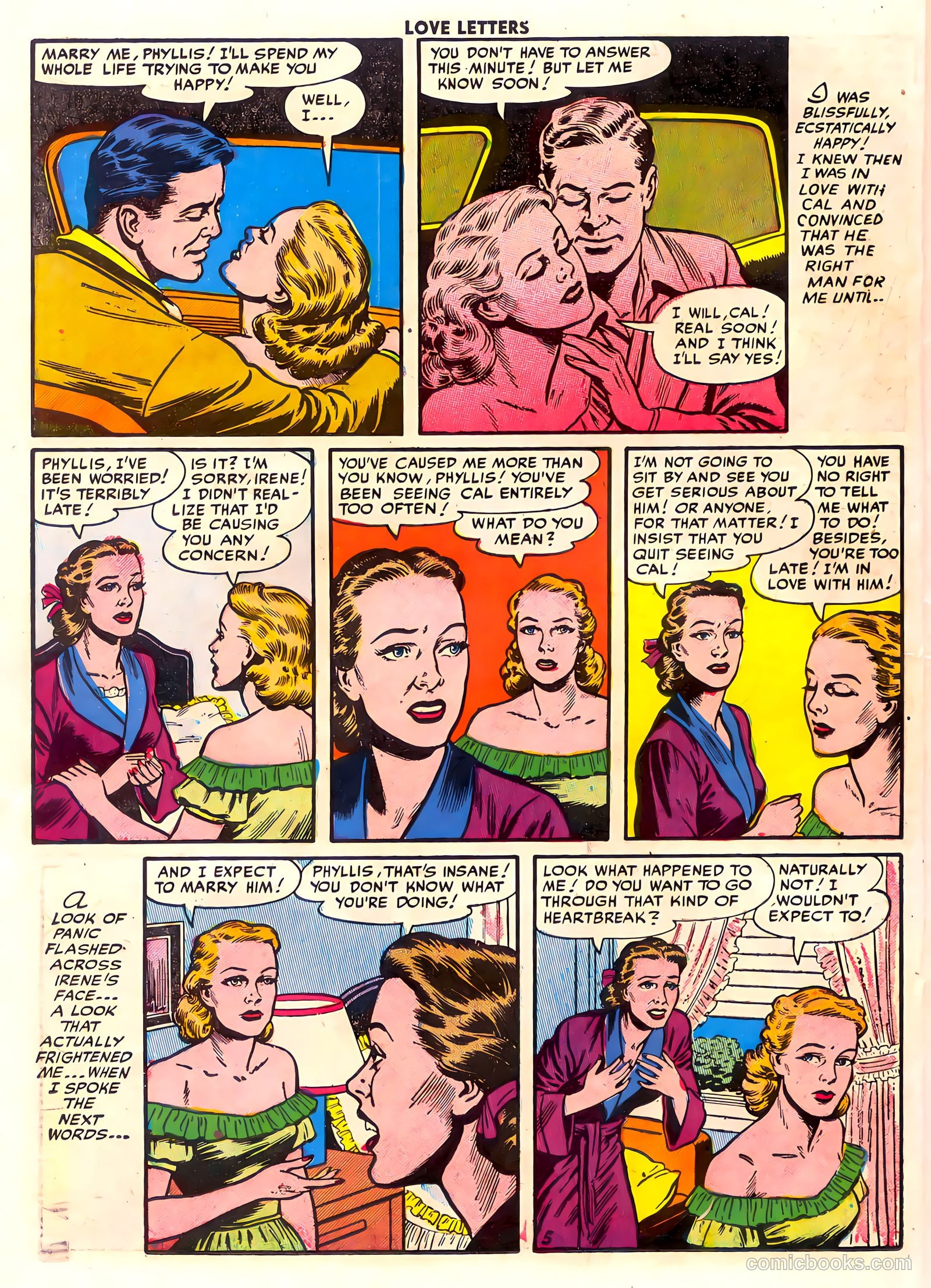Love Letters #40 (1955) — page 22 of 36