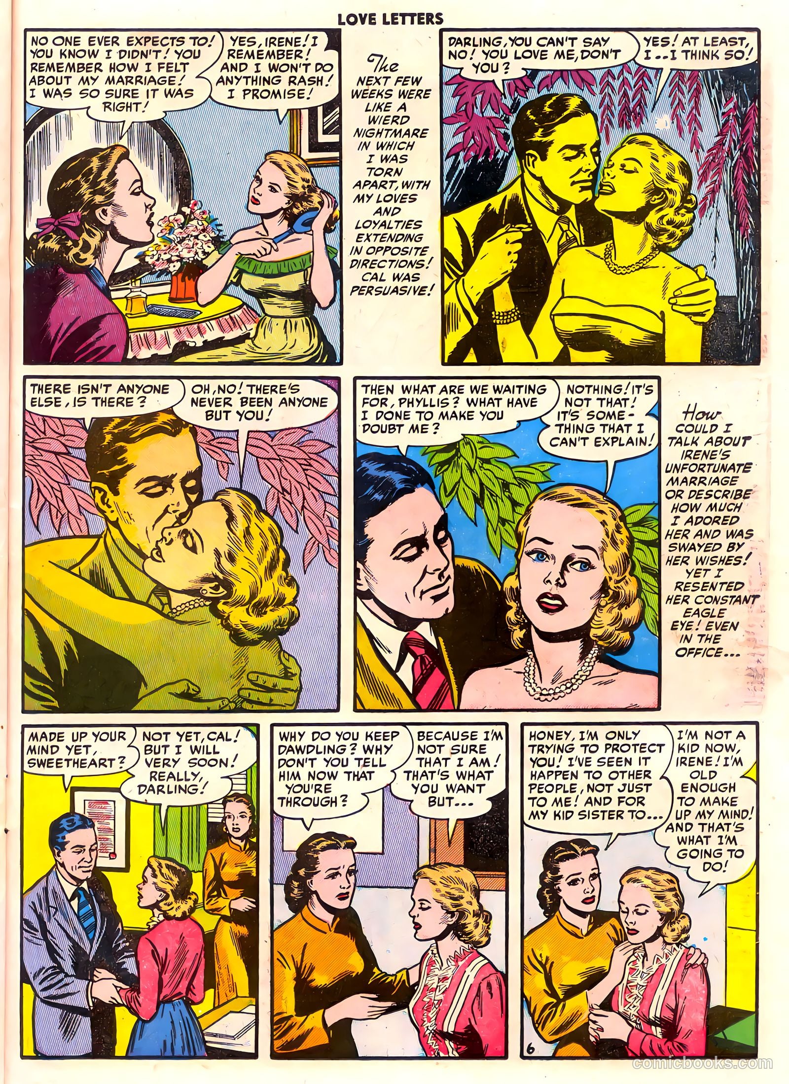 Love Letters #40 (1955) — page 23 of 36