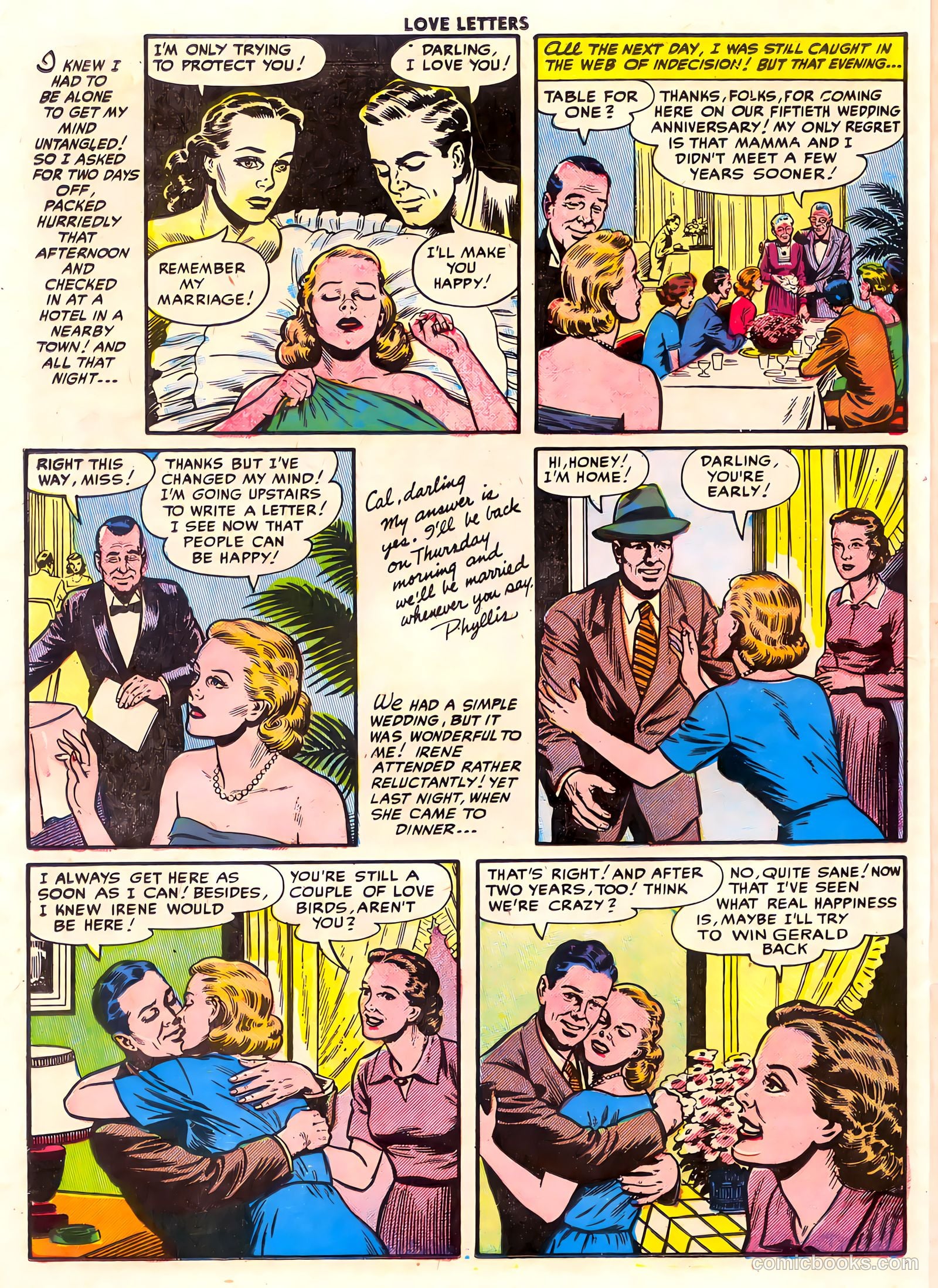 Love Letters #40 (1955) — page 24 of 36