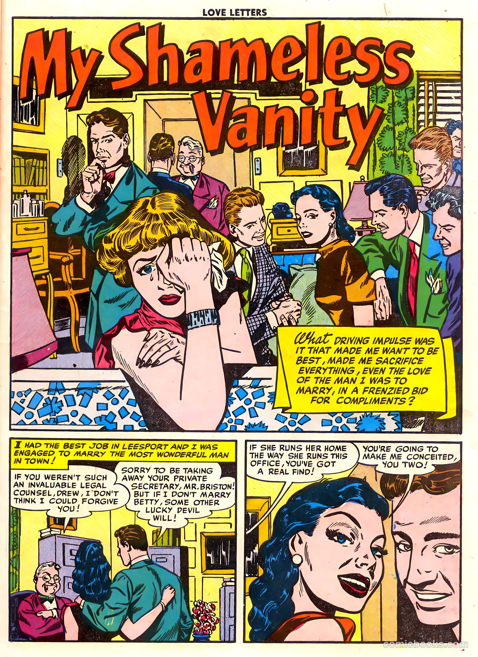 Love Letters #40 (1955) — page 27 of 36
