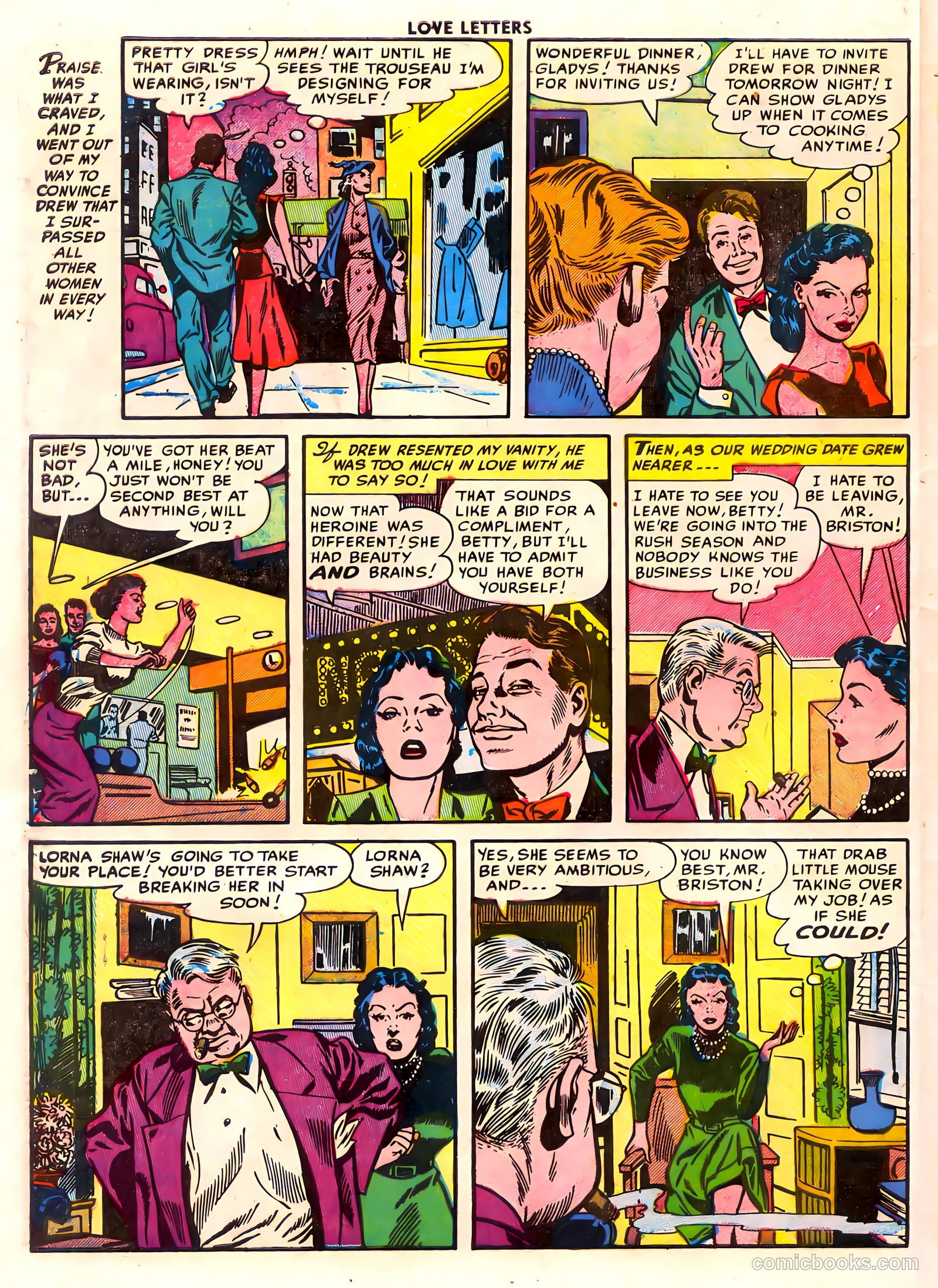 Love Letters #40 (1955) — page 28 of 36