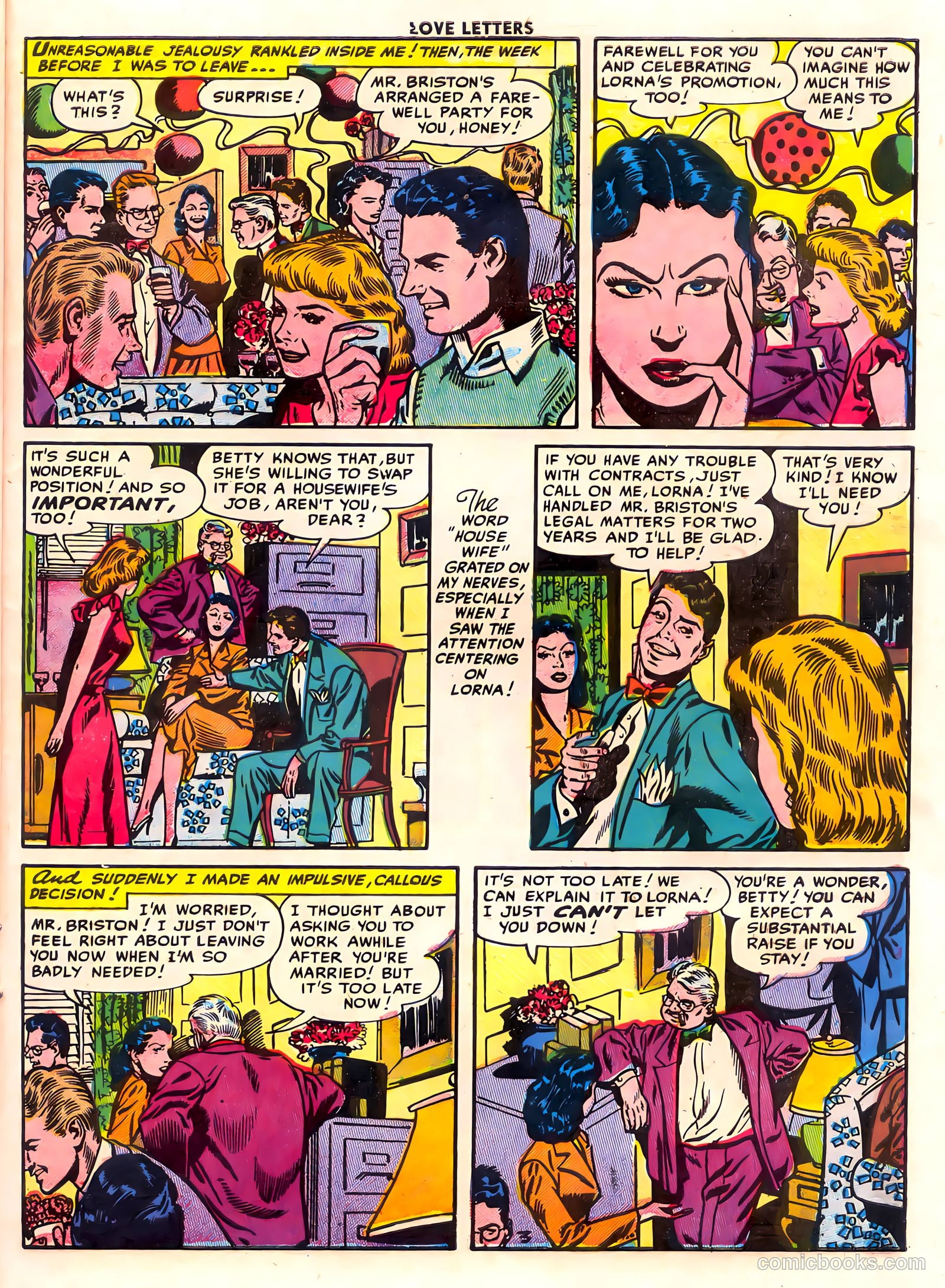 Love Letters #40 (1955) — page 29 of 36