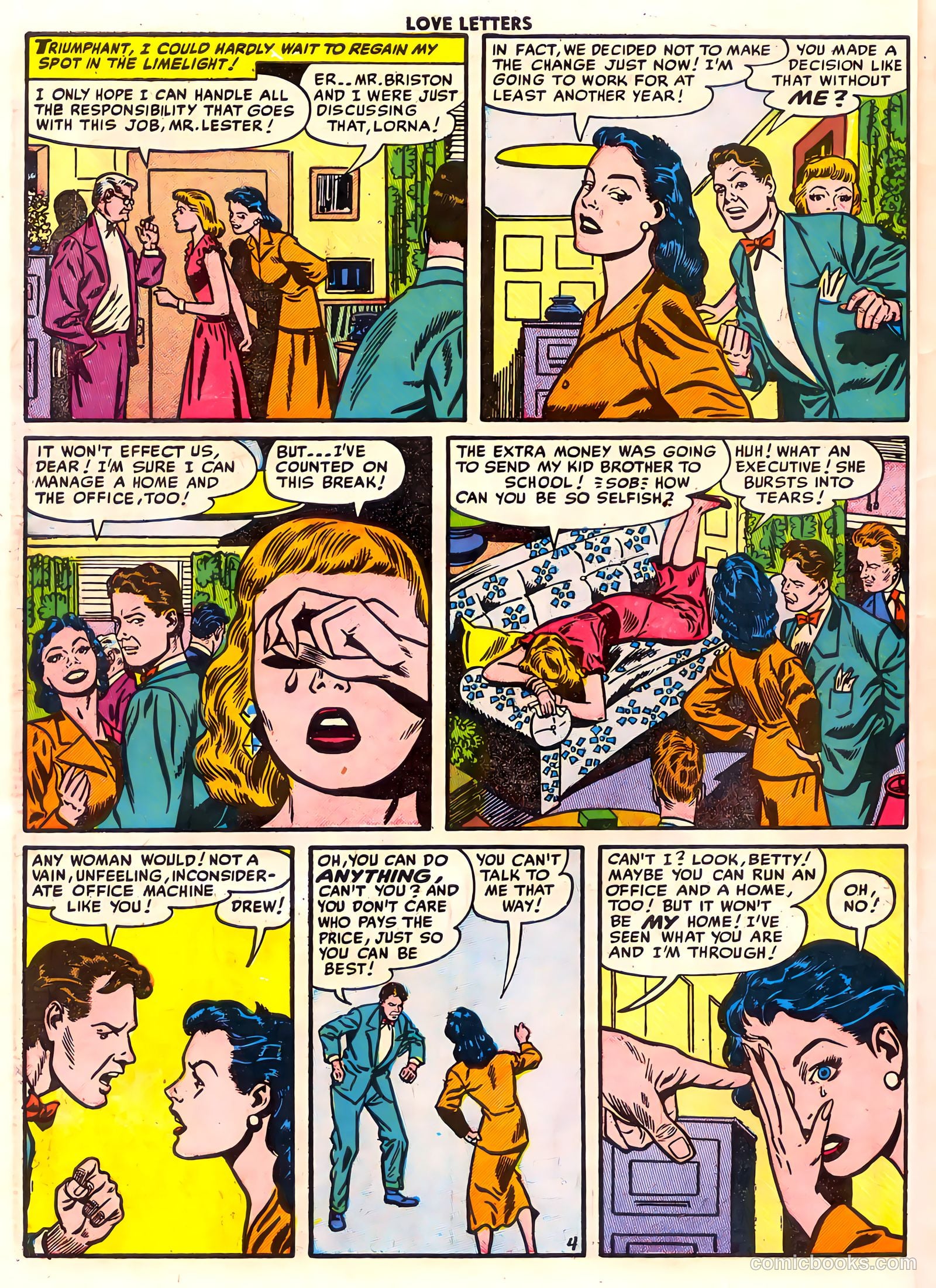 Love Letters #40 (1955) — page 30 of 36